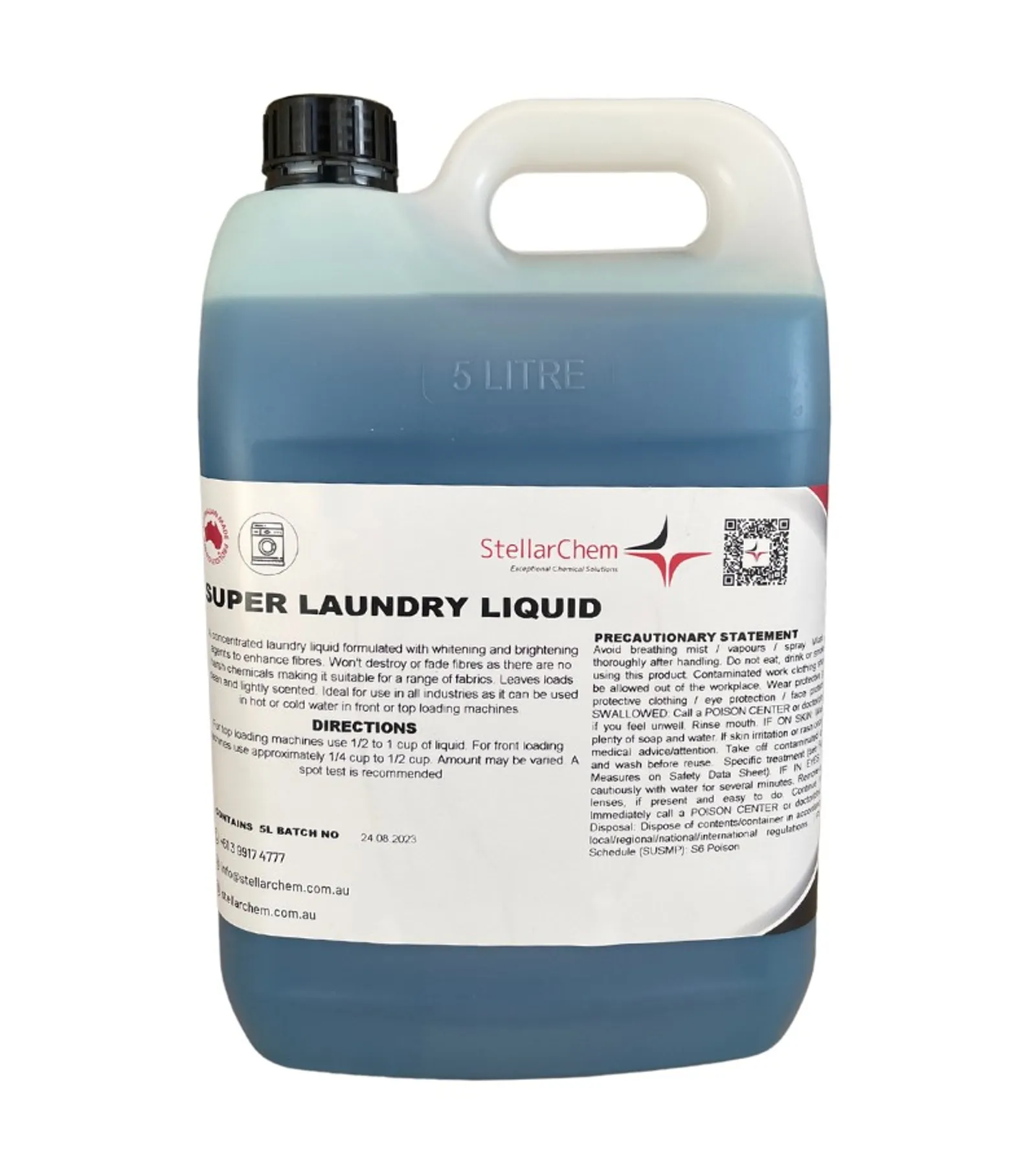 StellarChem WCISLL5 - Super Laundry Liquid Detergent 5L