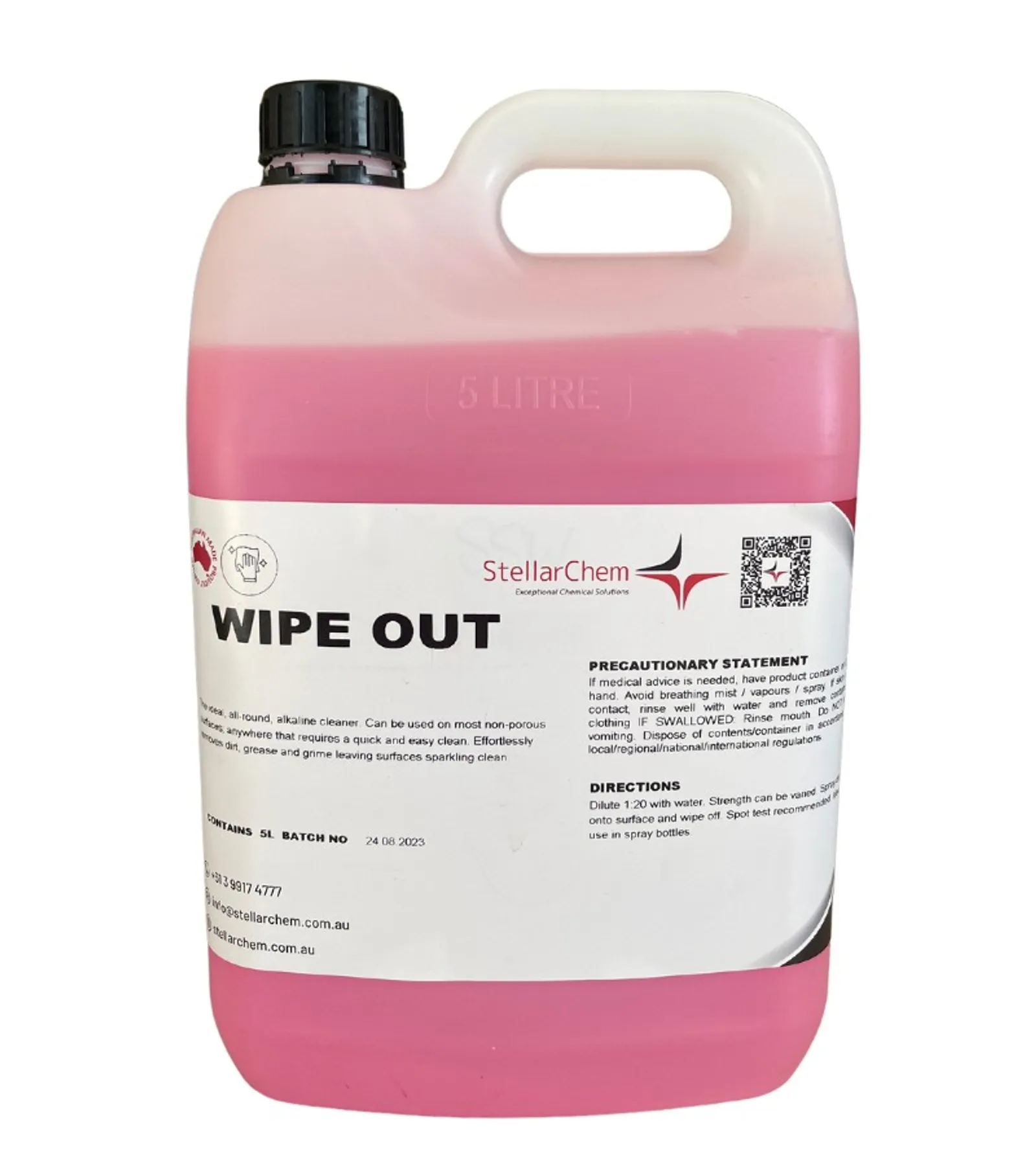 StellarChem WCIWO5 - Wipe Out 5L All purpose cleaner