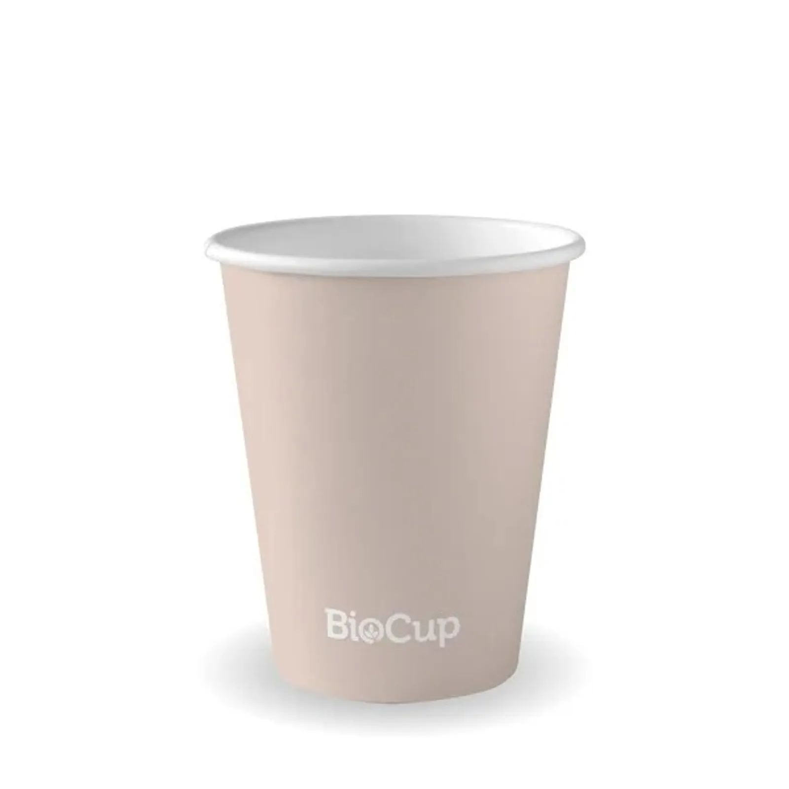 BioPak ABC-8 - 280ml Stone Single Wall Hot Cup