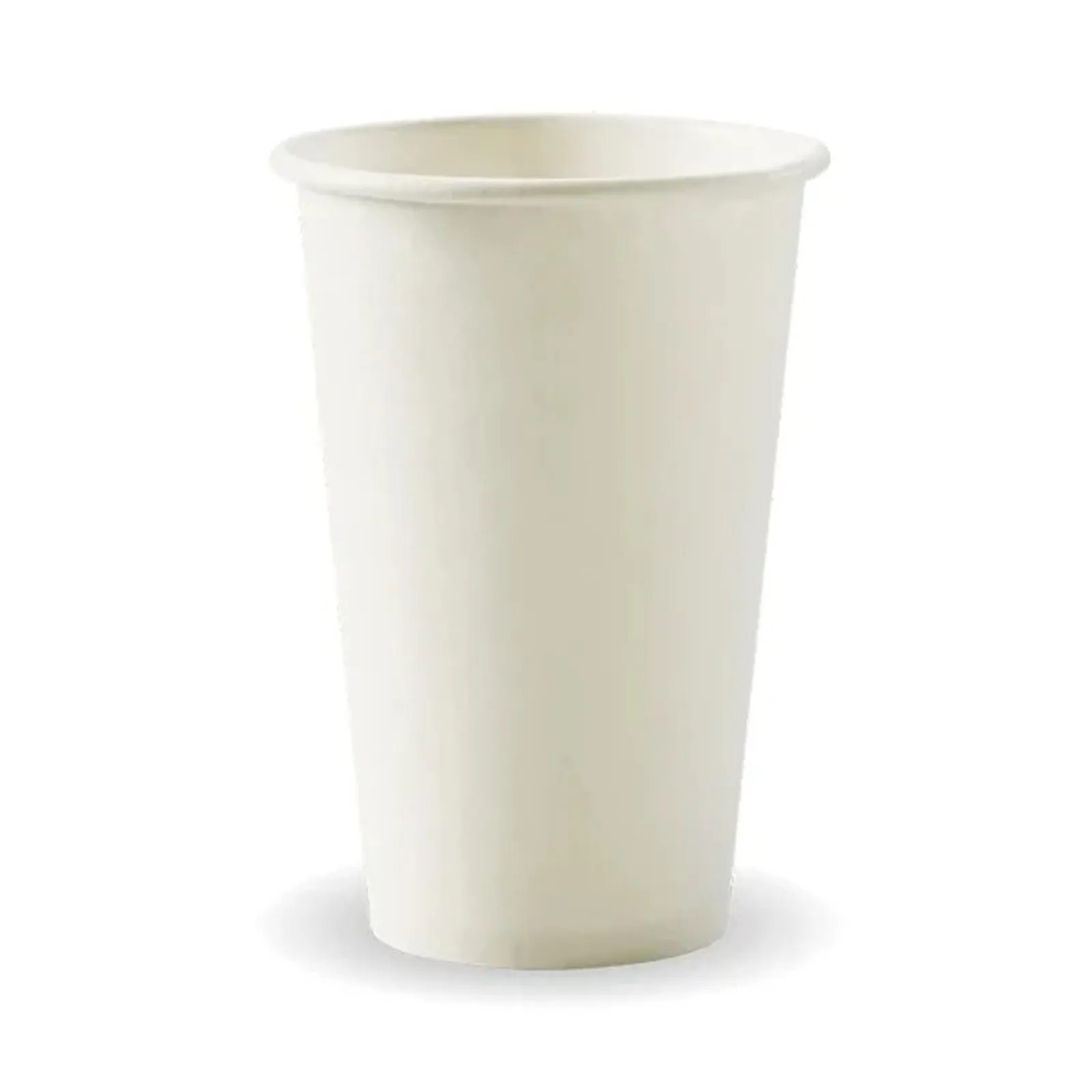 BioPak BC-12(80)-W - 350ml / 12oz White Single Wall Hot Cup