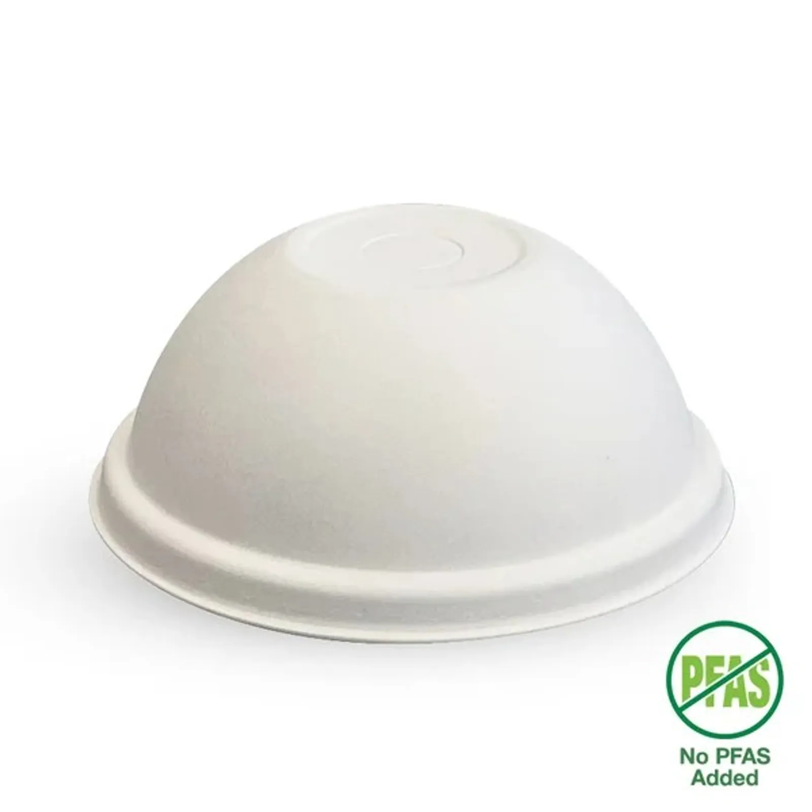 BioPak BCL-90C-PULP-D - 90mm Plant Fibre Dome Cold Paper BioCup Lid