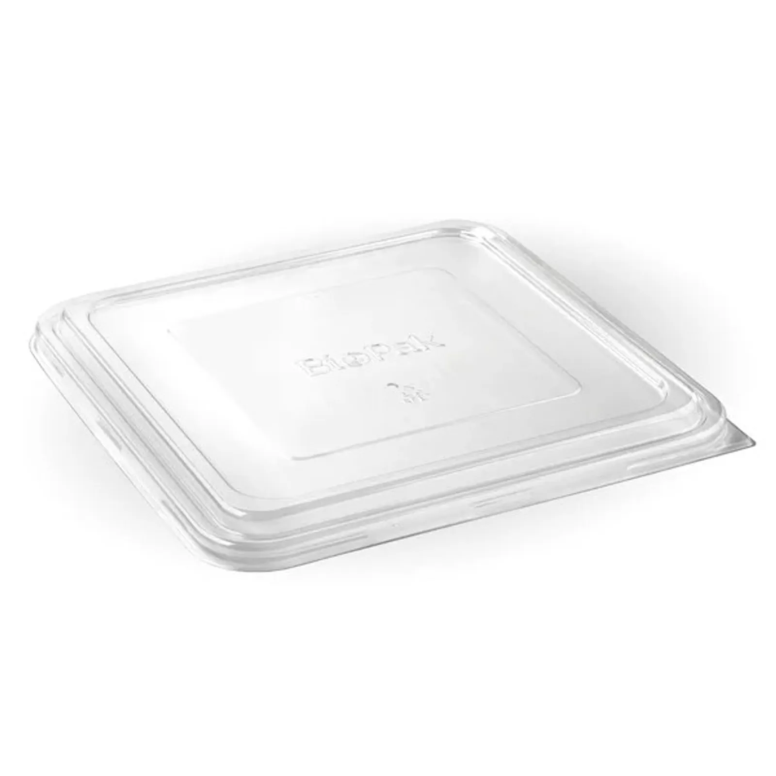 BioPak B-LBL-3/4/5C-RPET-LARGE - 3/4/5-Compartment Large RPET Takeaway Lid