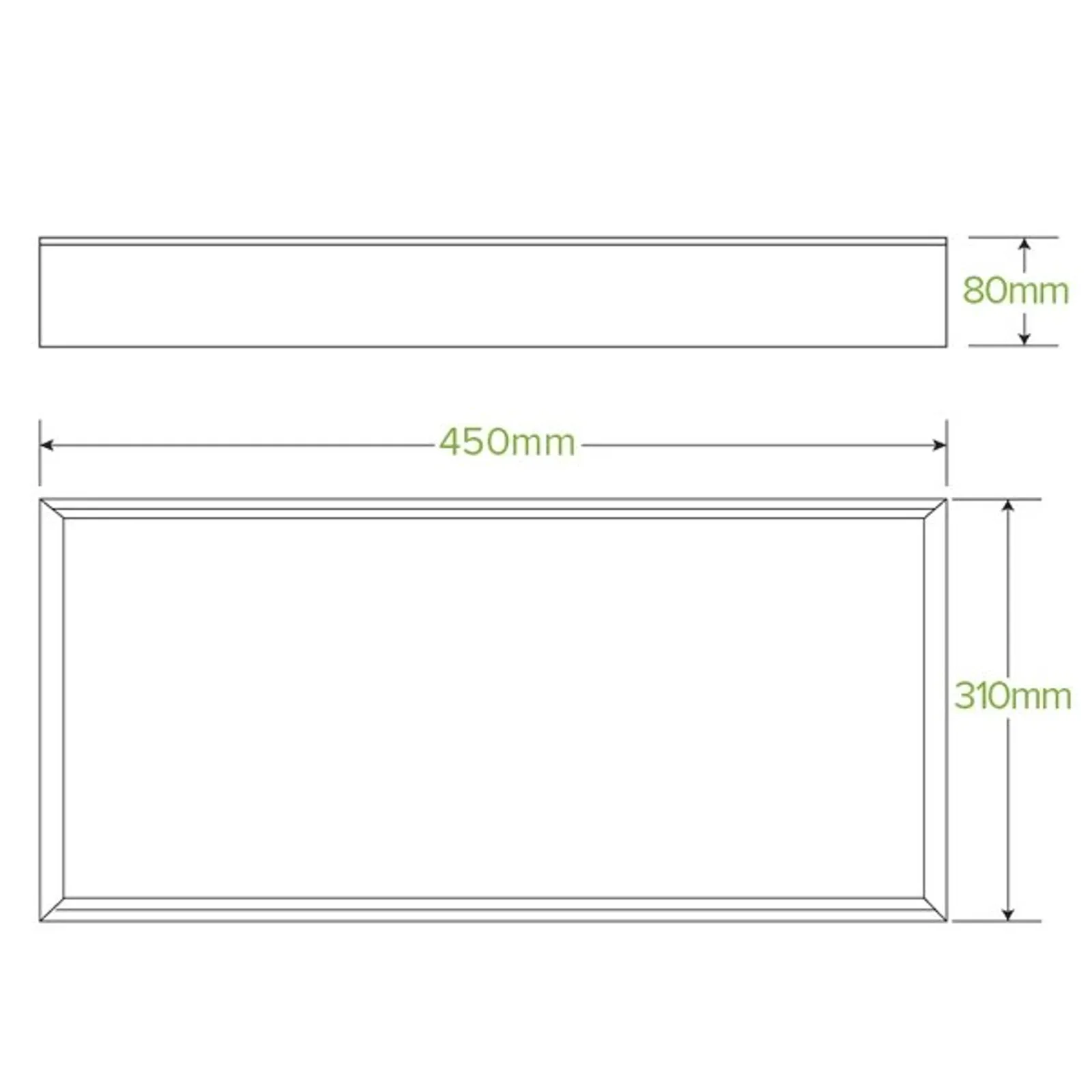 BioPak BB-CBL-L - Large BioBoard Catering Tray Lid