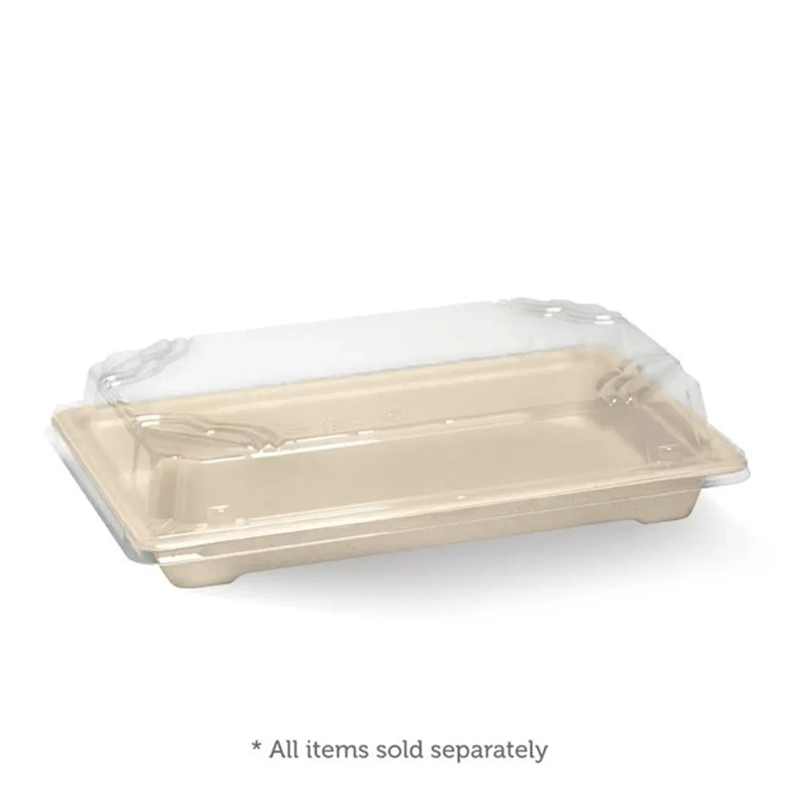 BioPak B-STL-LARGE - Large PLA Sushi Tray Lid