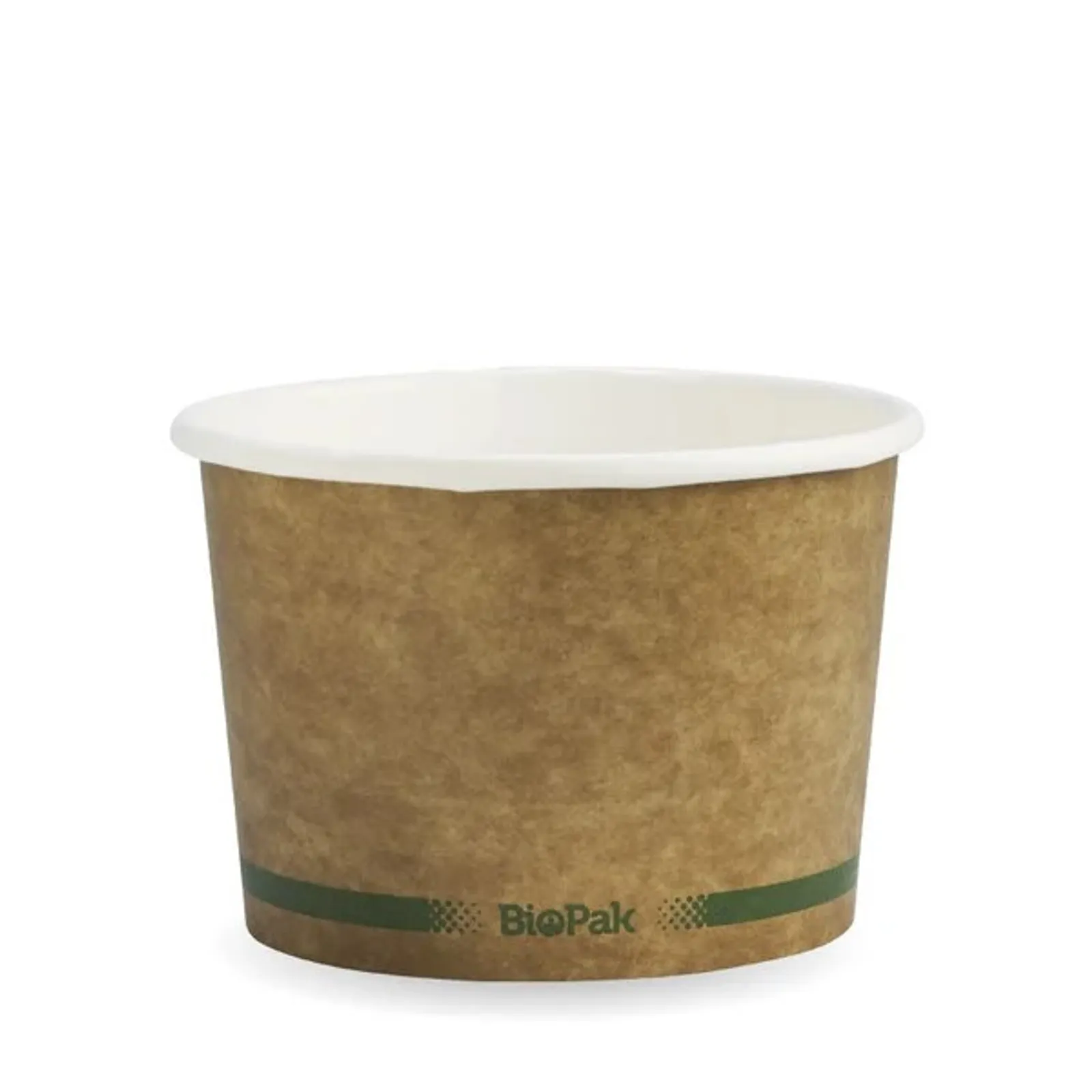 BioPak BSCK-16-GS - 550ml / 16oz Kraft BioBowl