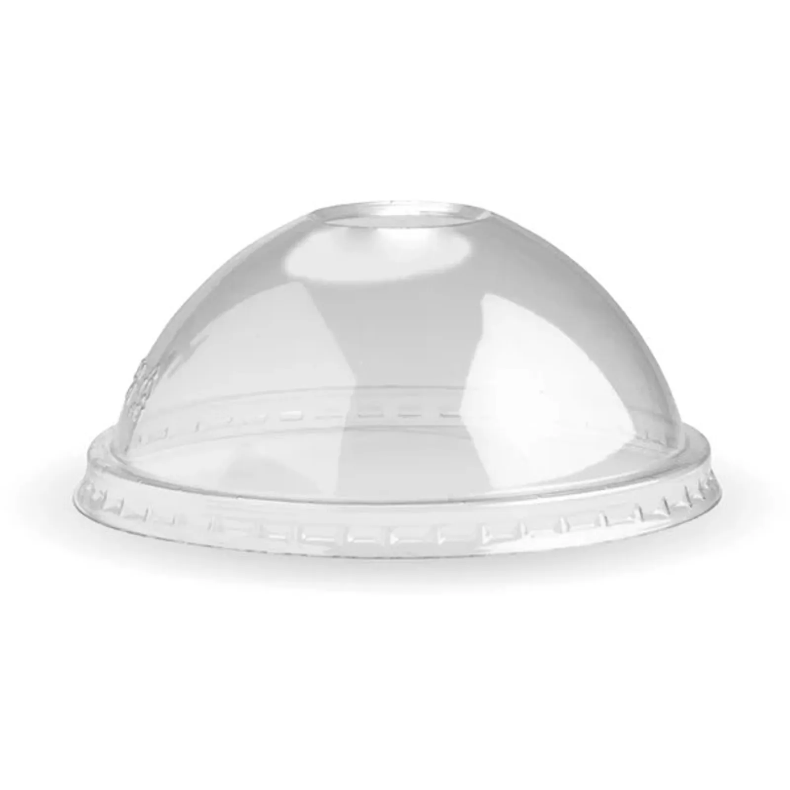 BioPak BSCL-12.16.32(D) - 430-950ml / 12-32oz PET Dome BioBowl Lid