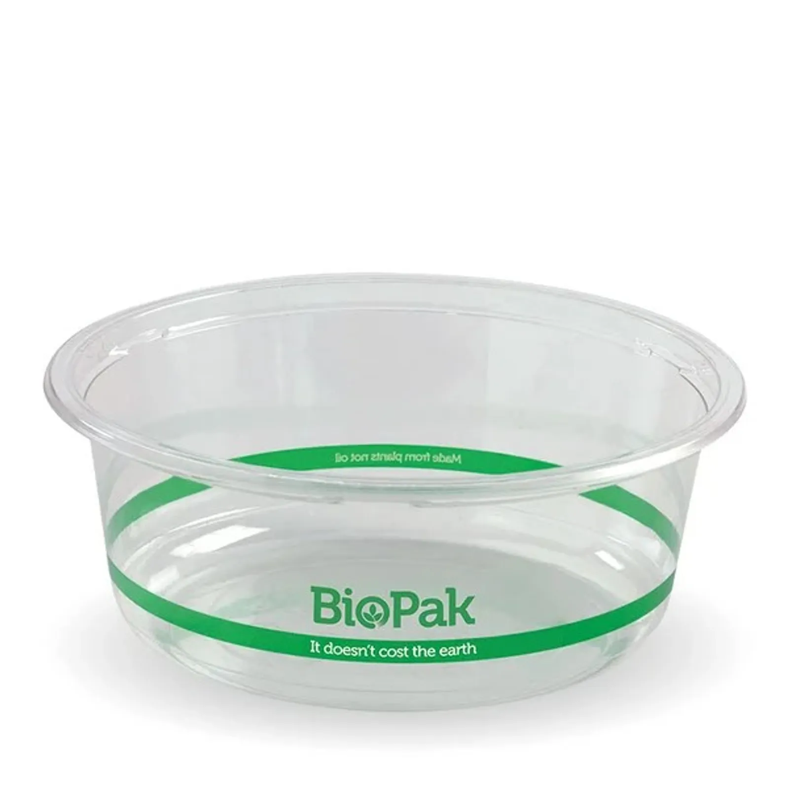 BioPak P-600W - 600ml Clear Wide BioBowl