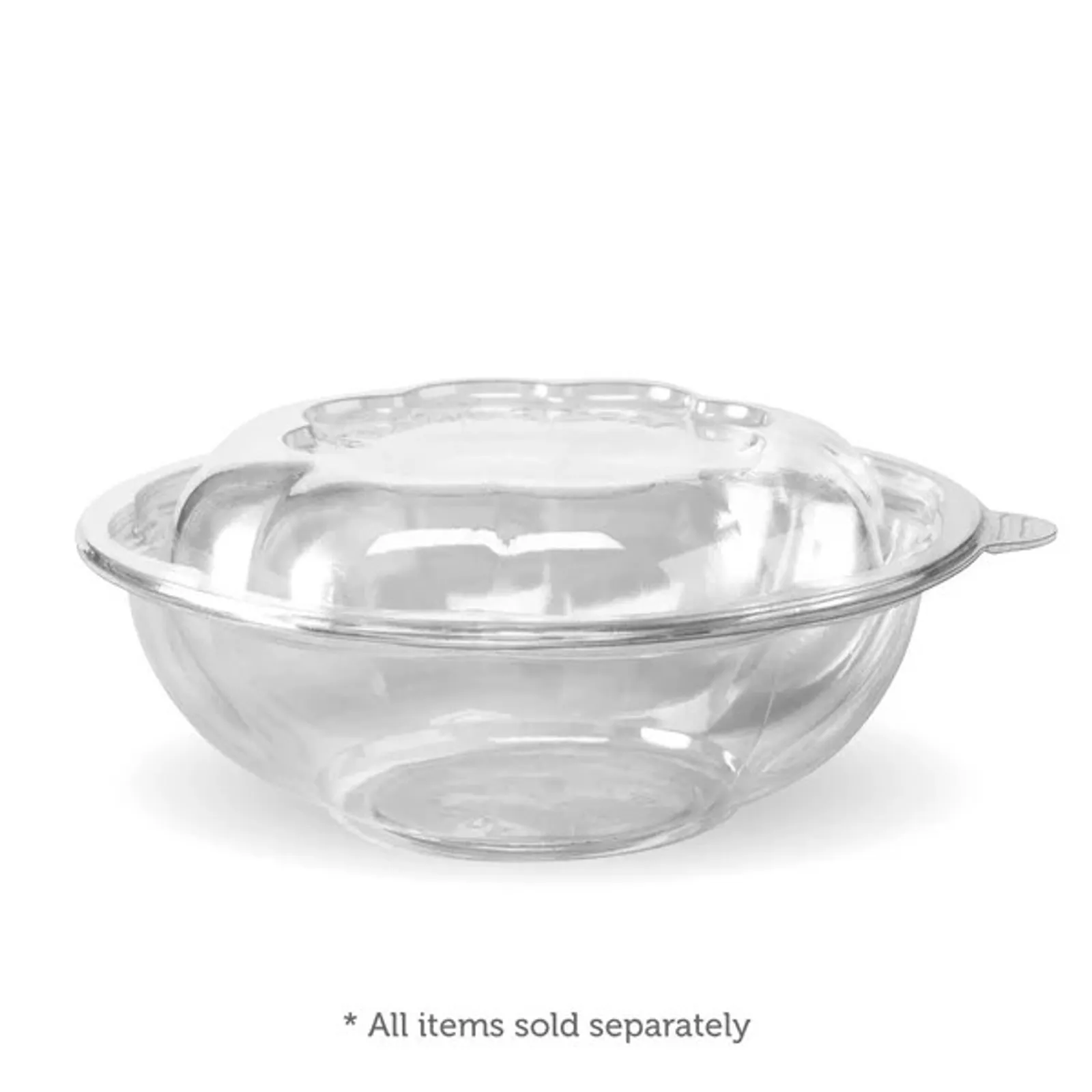 BioPak CF-SB-24-V2 - 840ml / 24oz Clear Salad BioBowl