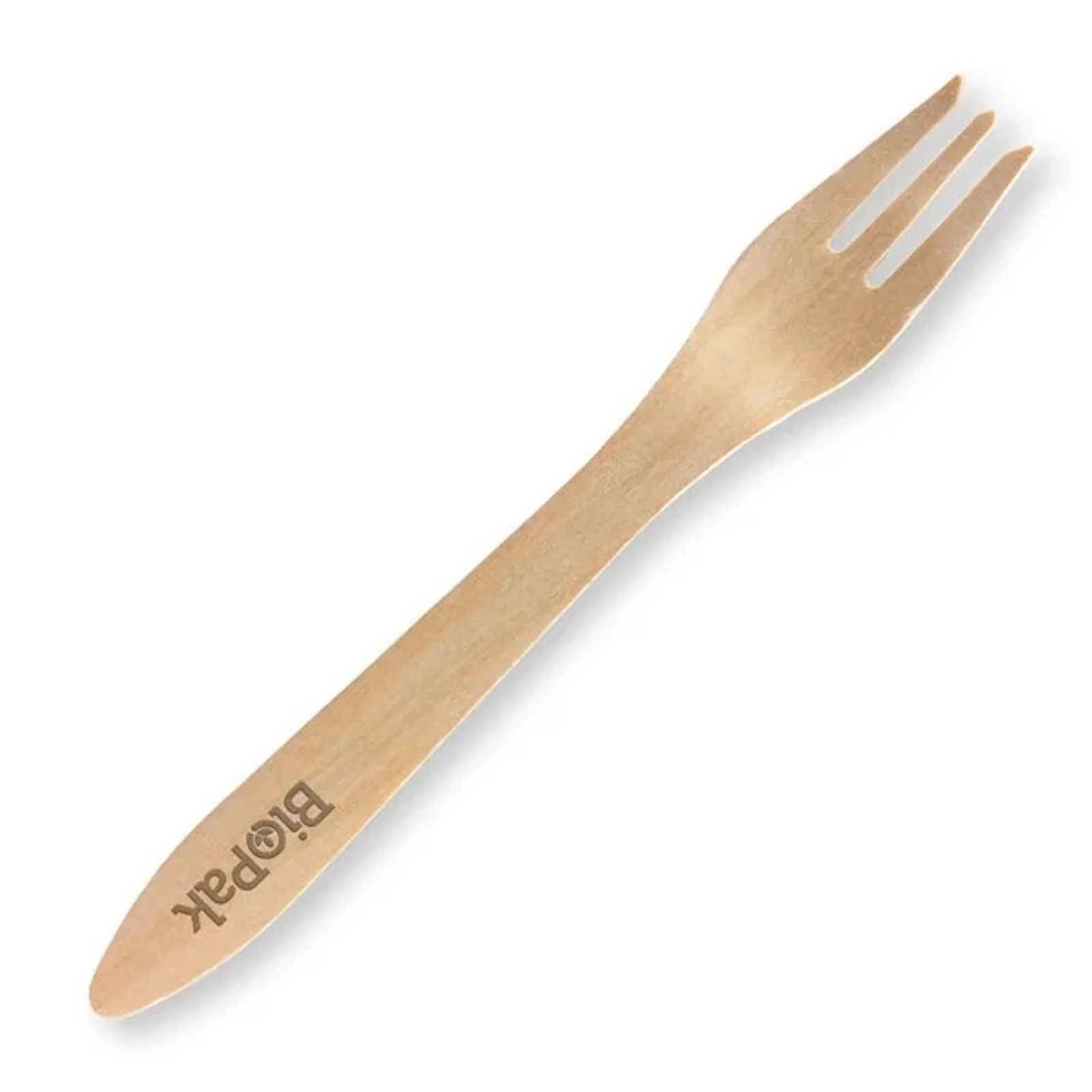 BioPak HY-19F-COATED - 19cm Coated Wood Fork
