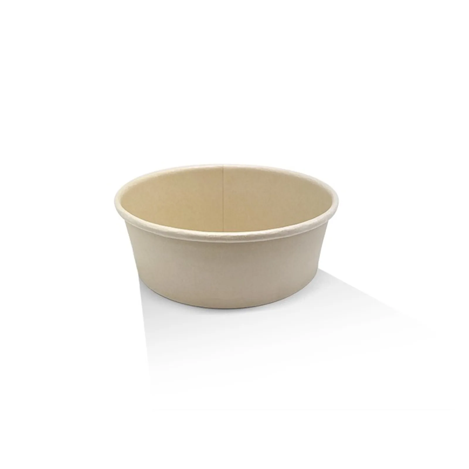 PAC Trading BSB16E - PE Coated Bamboo Paper Salad Bowl 16oz 300pc/ctn