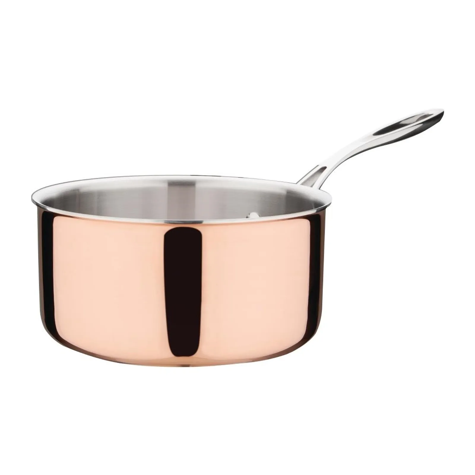 Vogue FS667 - Induction Tri-Wall Copper Saucepan - 200mm 8"