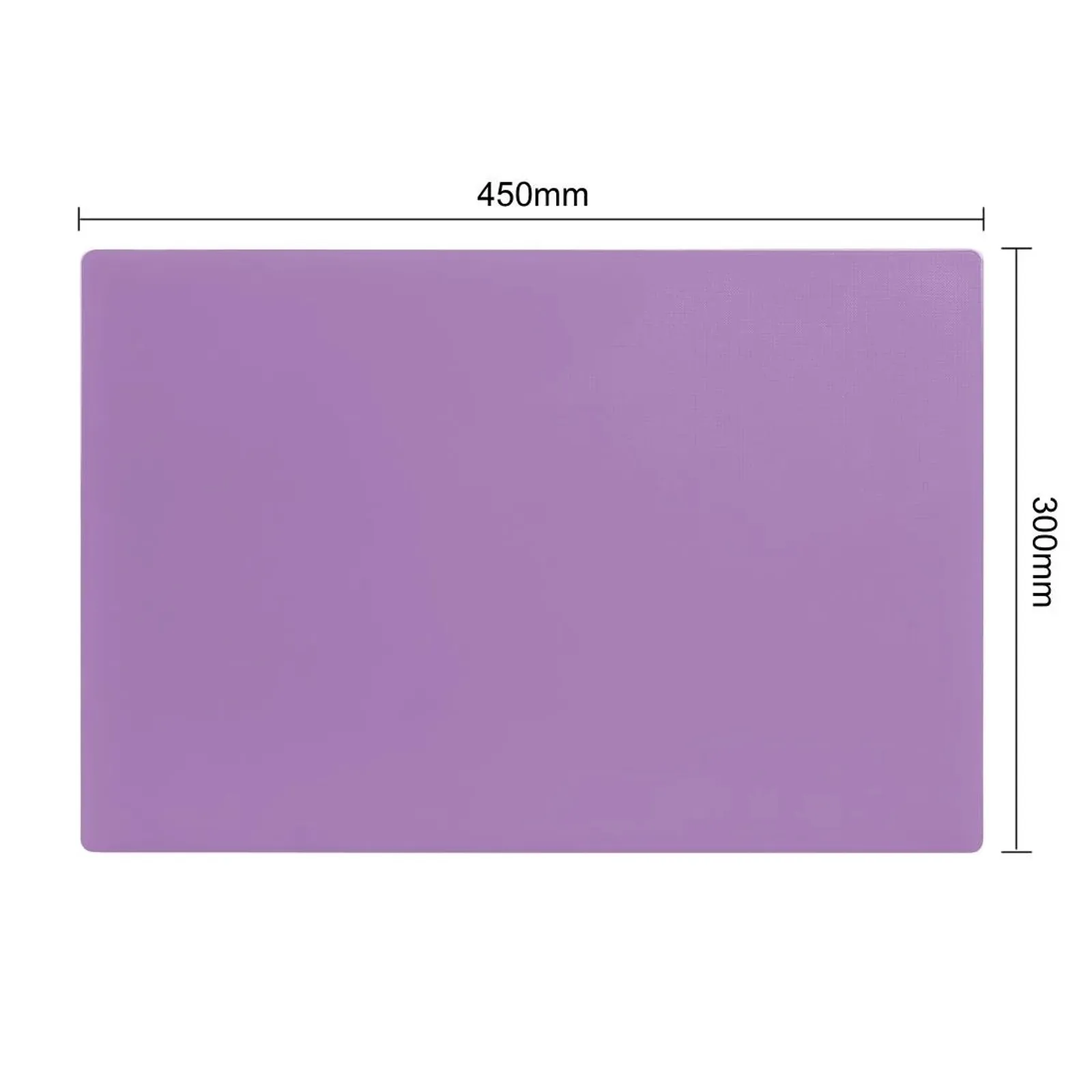 Hygiplas FX110 - Anti-bacterial Low Density Chopping Board Purple - 450x300x10mm