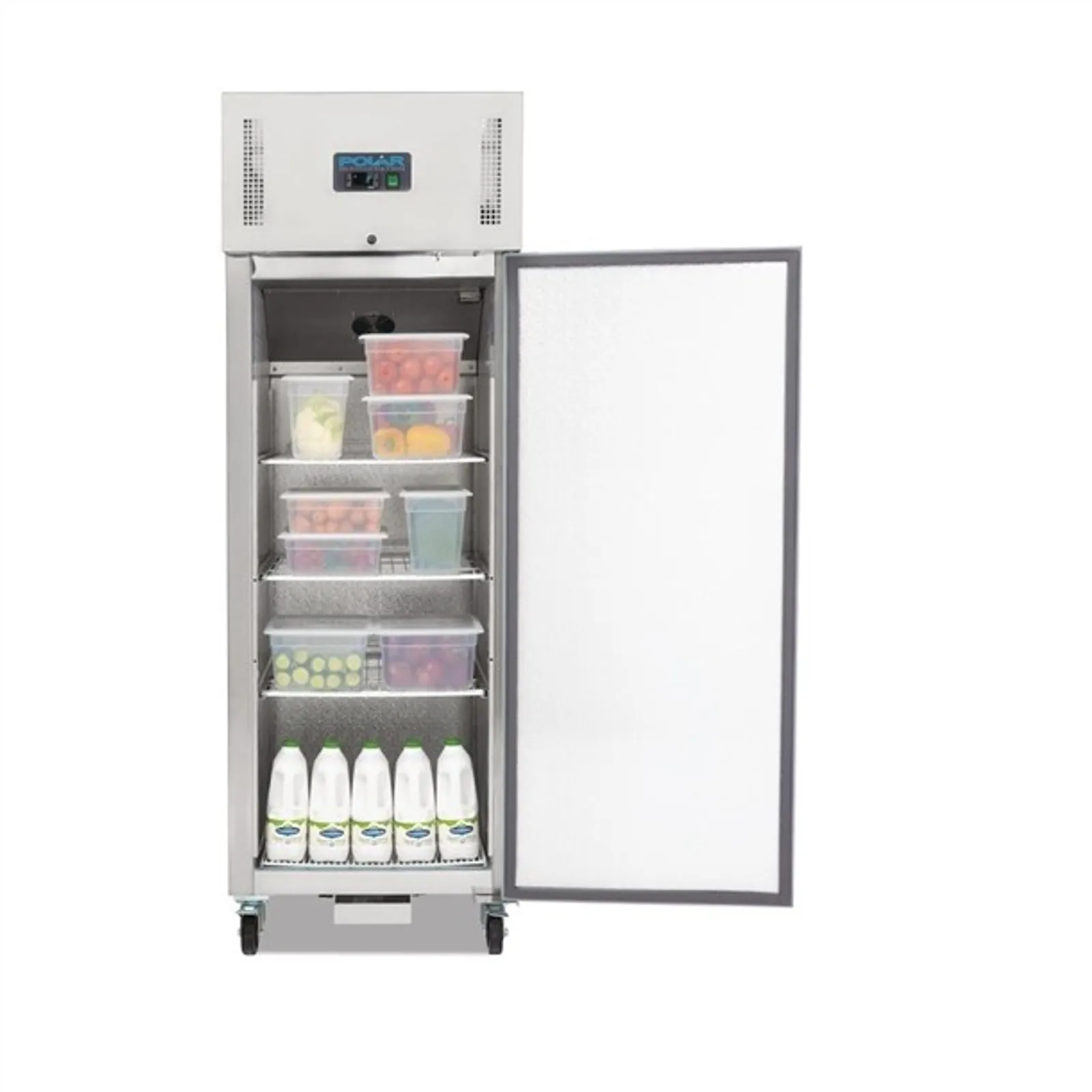 Polar DL893-A G-Series - Upright Fridge Stainless Steel 600Ltr