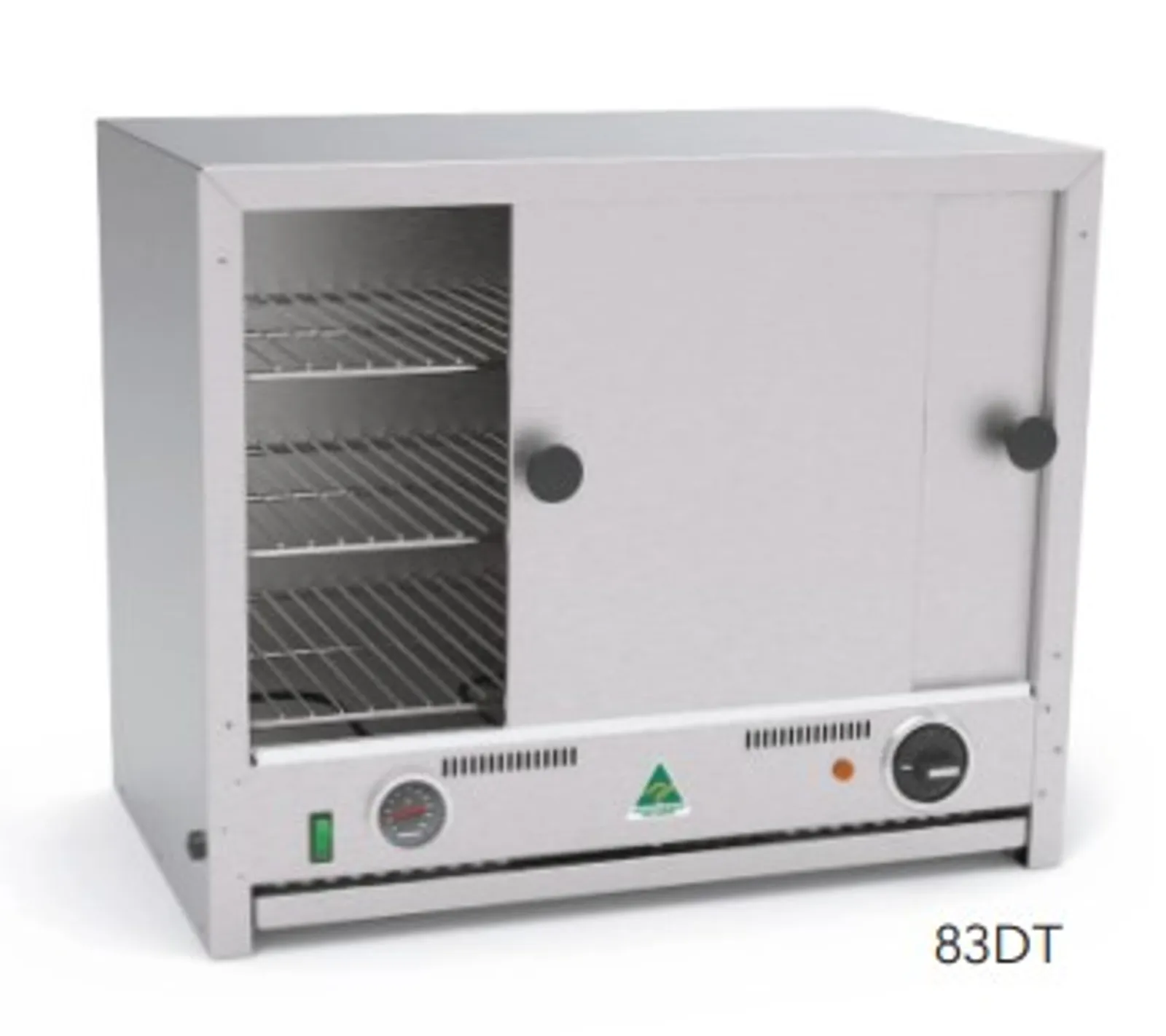 Roband 83DT - Pie warmer with Sliding Steel Doors - 40 Pies