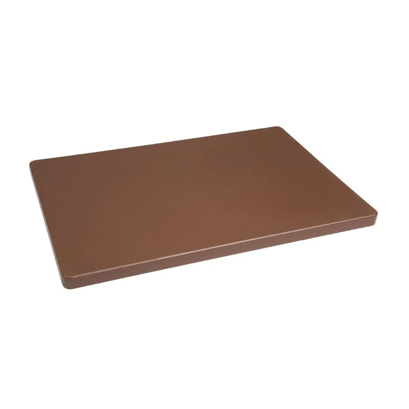 Hygiplas DM003 - Extra Thick Low Density Chopping Board Brown - 450x300x20mm
