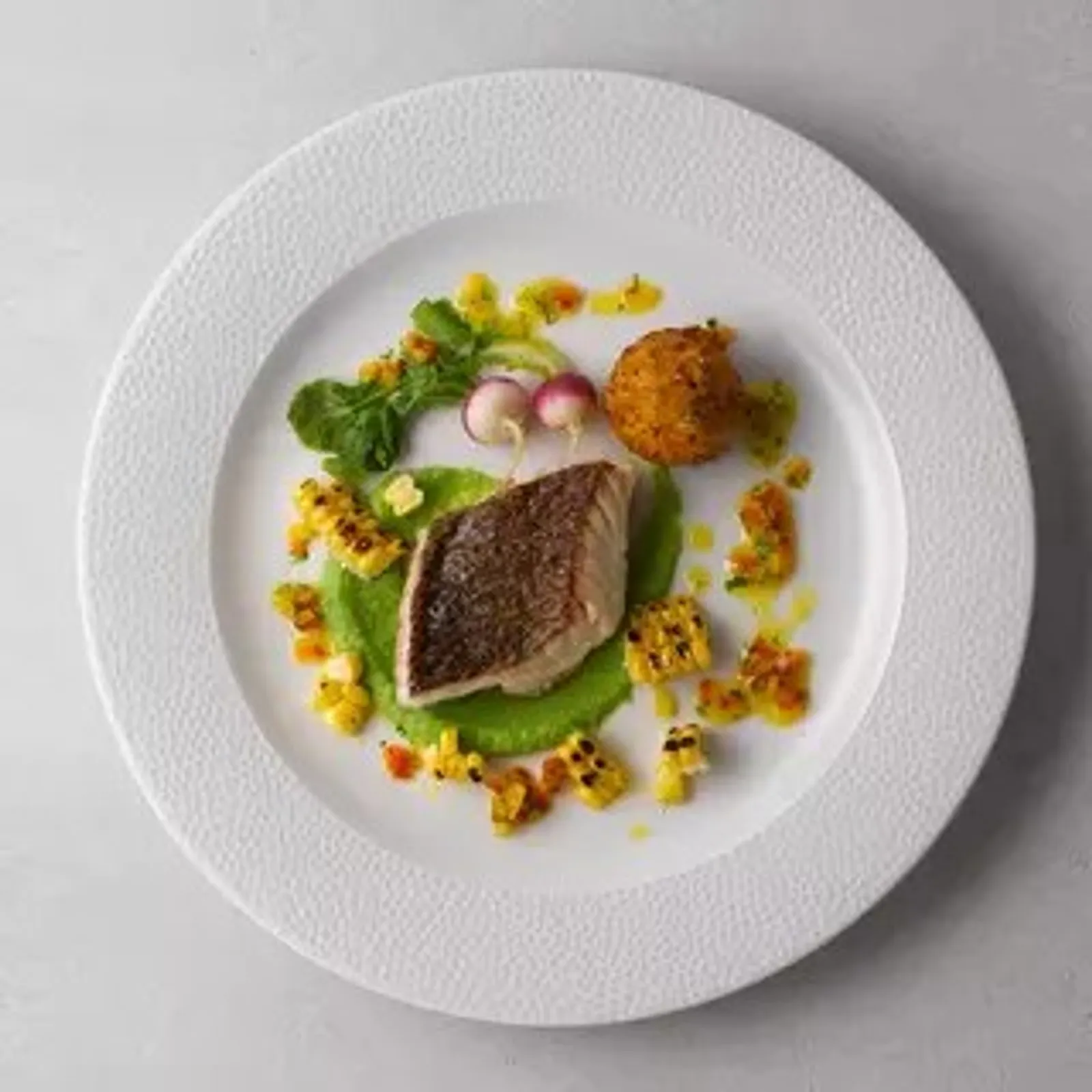 Churchill 9932406 Isla White- Round Wide Rim Plate 170mm