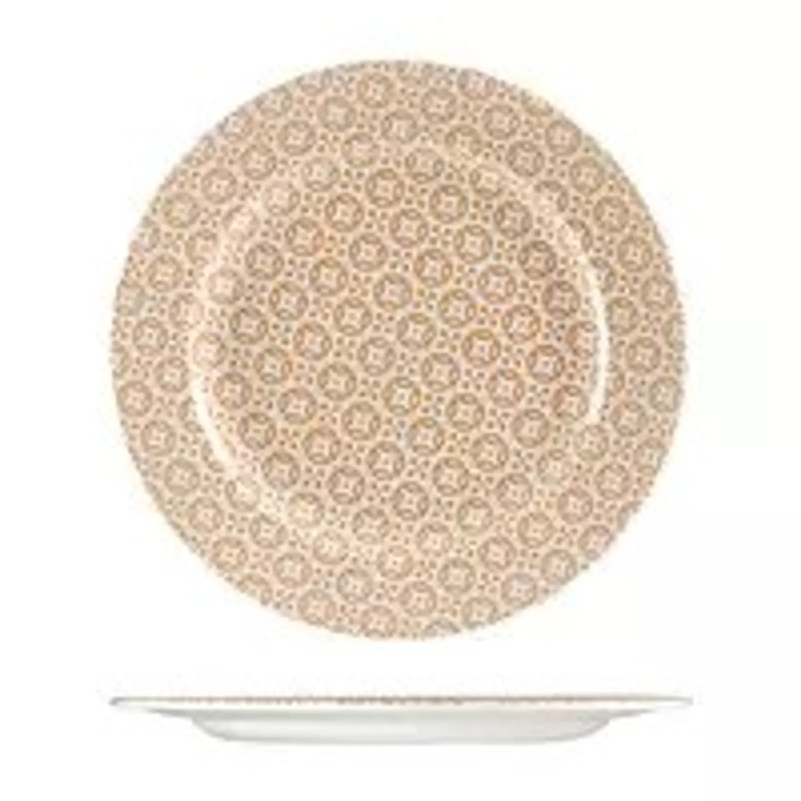 Churchill 9978130-O Moresque Prints - Round Plate Wide Rim 305mm