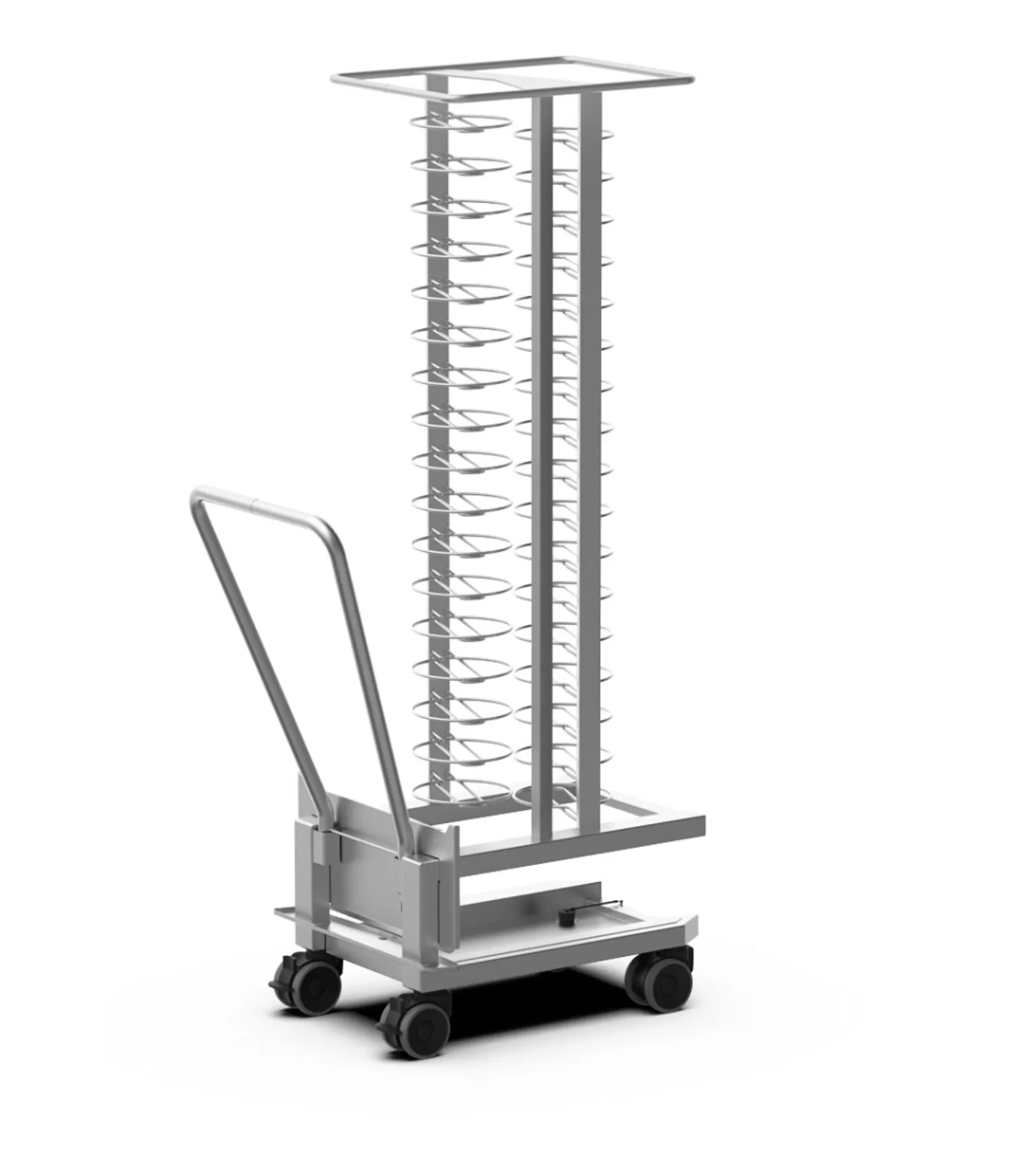 Unox XECTL-034P - QUICK.Plate Corrosion-Resistant AISI 316L Steel Trolley