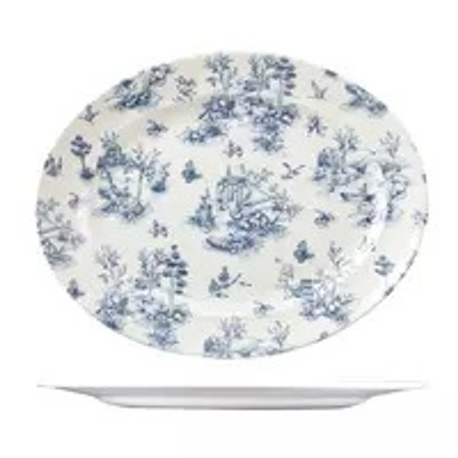 Churchill 9972136 Vintage Prints - Oval Plate - Wide Rim 365 x 290mm