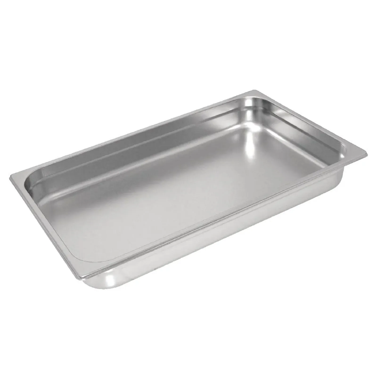 Vogue GC963 - Heavy Duty Stainless Steel 1/1 Gastronorm Tray 65mm
