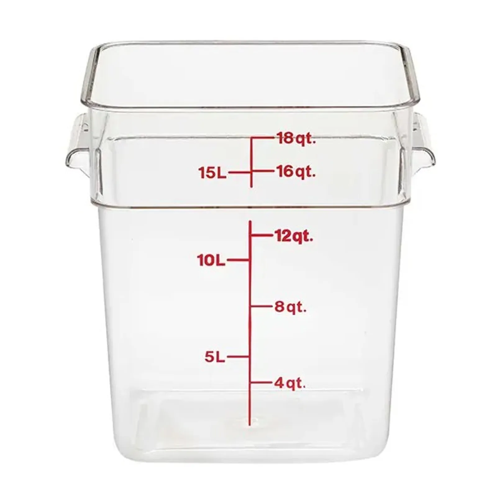Cambro 18SFSCW135 - Camwear Storage Container 17.2L - Clear