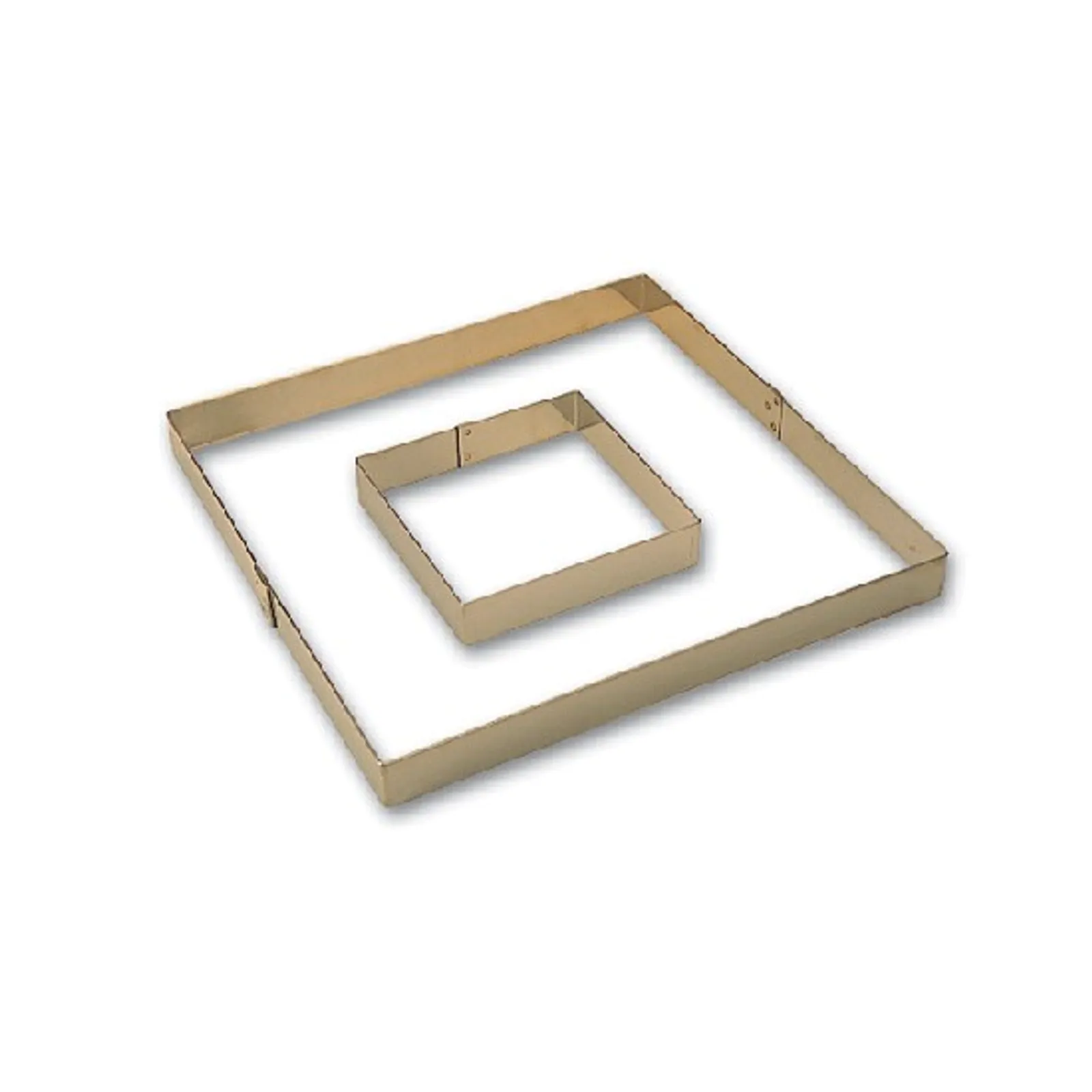 Matfer Bourgeat 371110 - Square Cake Frame Stainless Steel - 330x330x35