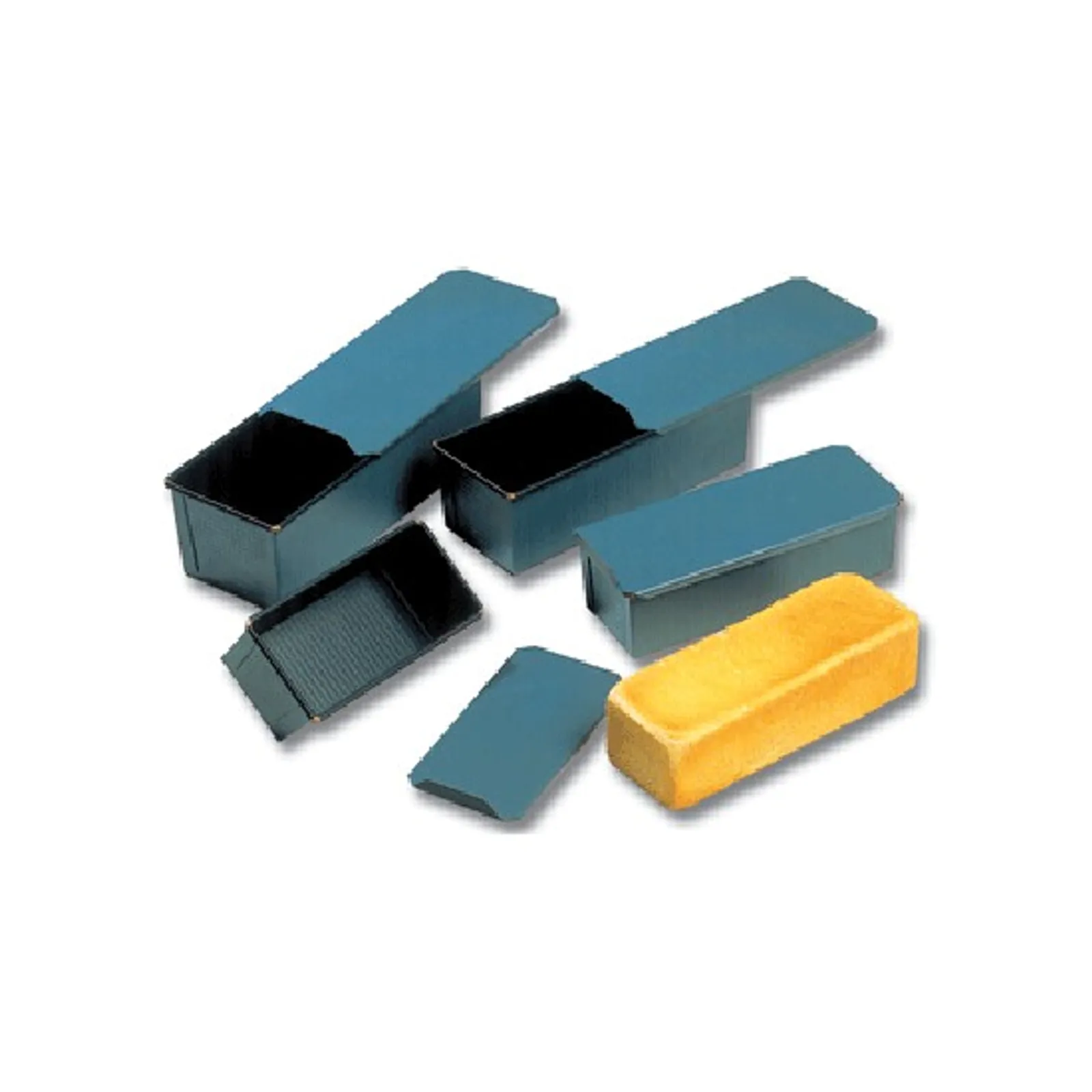 Matfer Bourgeat 340853 - Bread Pan Blue Steel with Lid 180mm