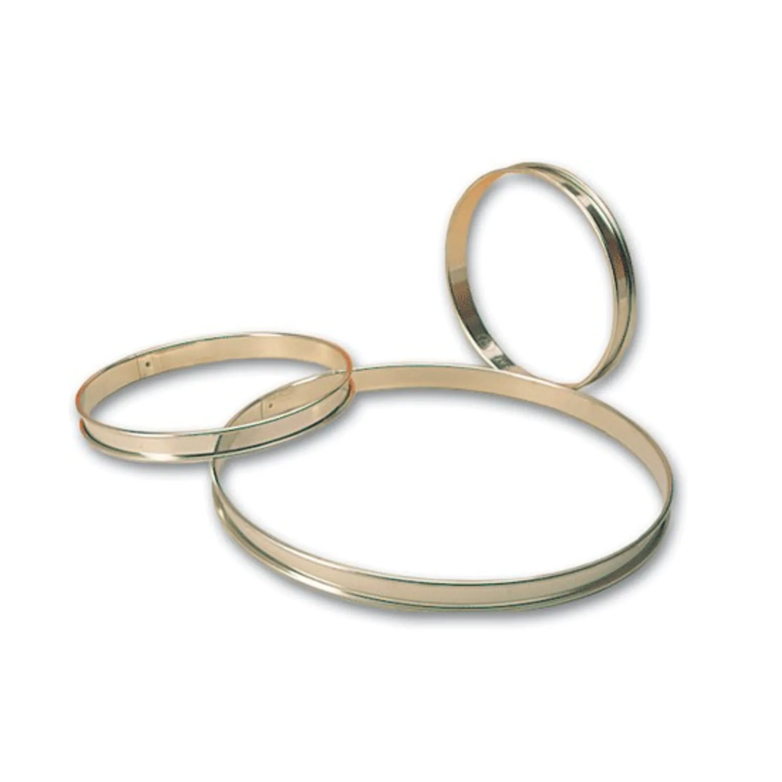 Matfer Bourgeat 371705 - Tart Rings Stainless Steel H16 80