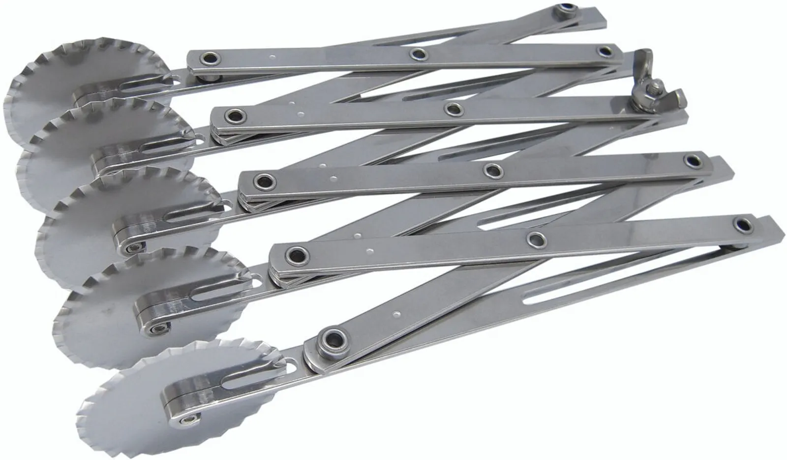 Matfer Bourgeat 141013 - Dough Cutter 5 Wheel Fluted