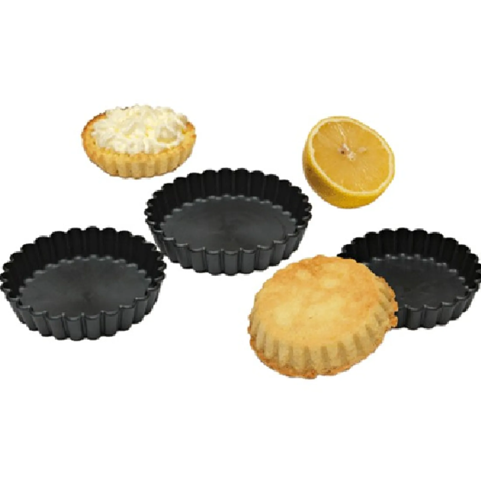 Matfer Bourgeat 345657 - Tart Mould Fluted 90mm PK12