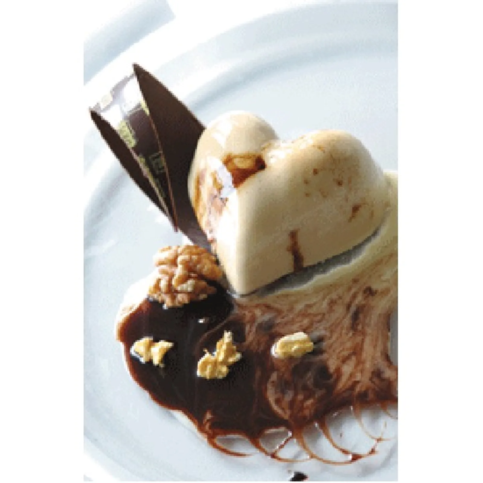 Matfer Bourgeat 336082 - Round Hearts 75x65mm 81ml 20 MLDS