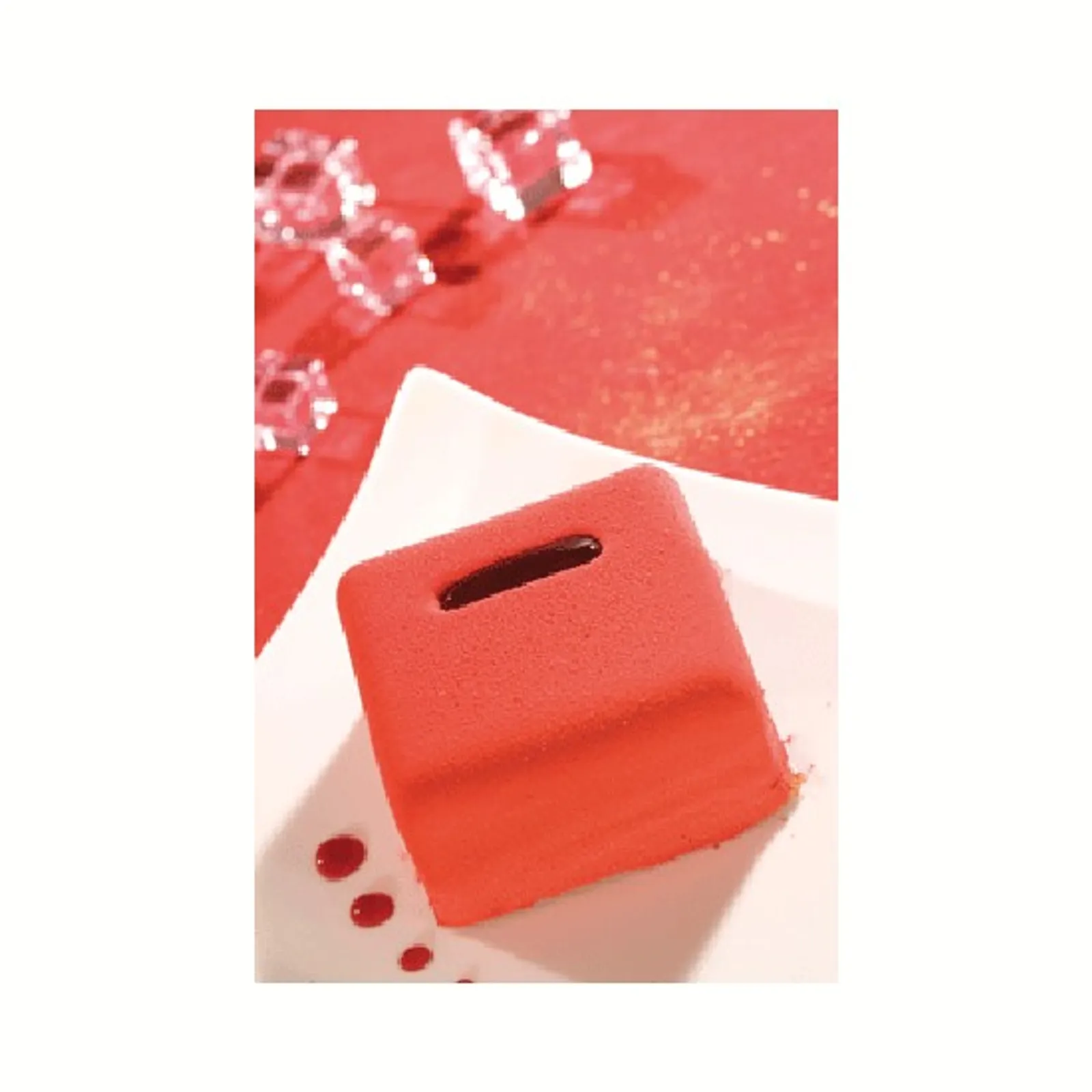 Matfer Bourgeat 336228 - Square Casket 65x65mm 110ml 15 MLDS