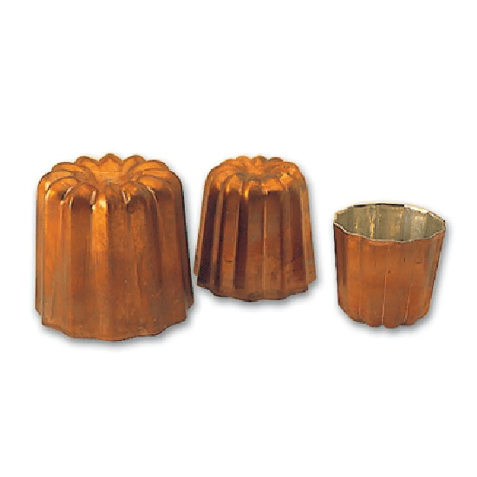 Matfer Bourgeat 340415 - Cannele Mould Copper 35mm x 37mm