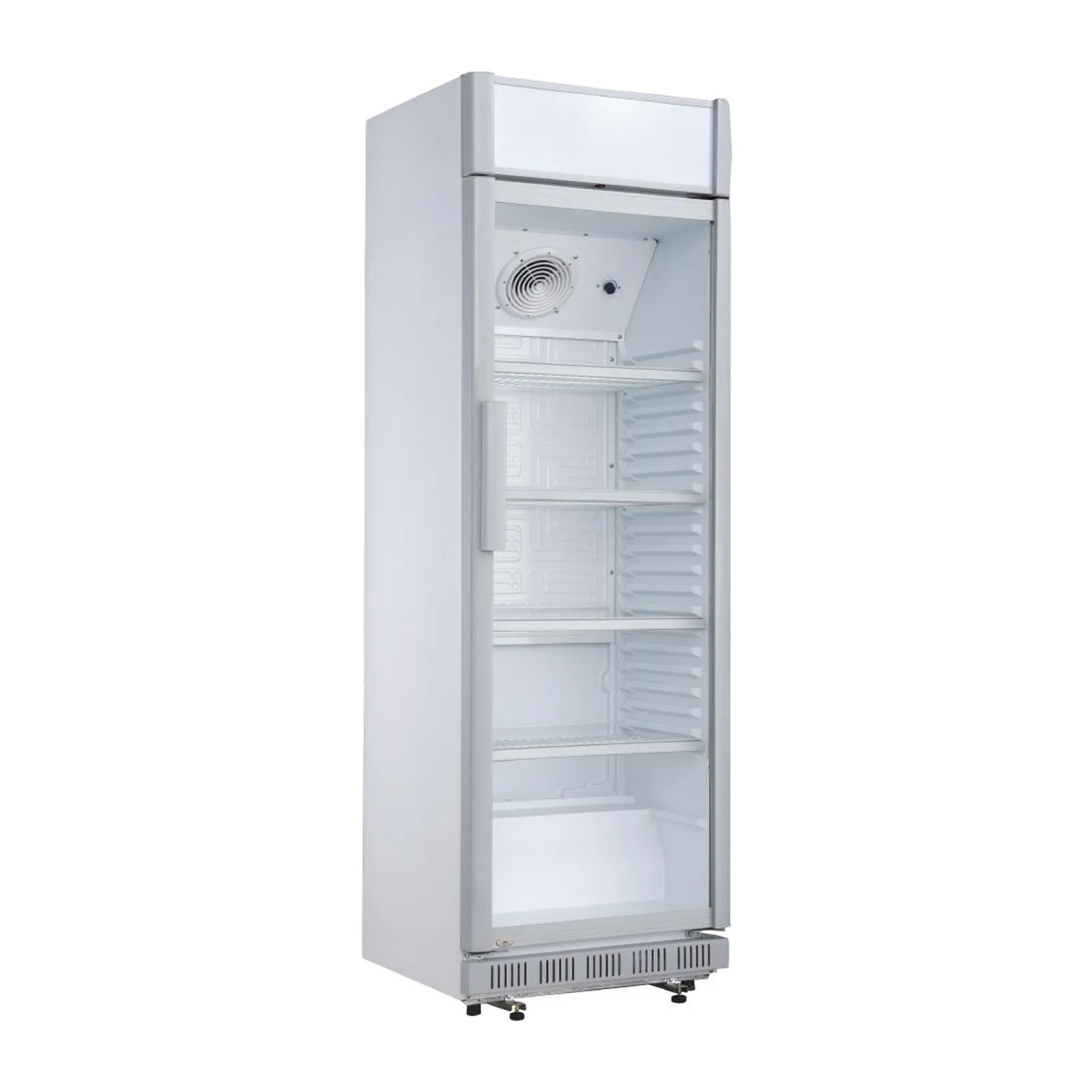 Polar CC064-A C-Series - Upright Display Cooler with Light Box 346Ltr