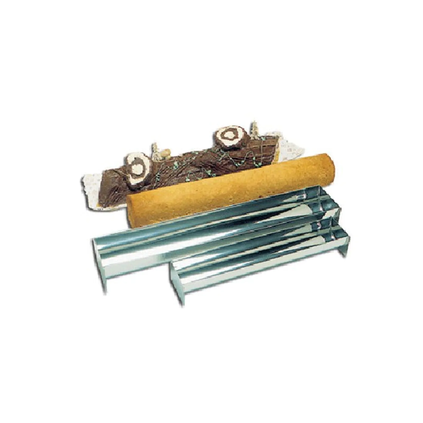 Matfer Bourgeat 340635 - Yule Log Mould SS 350x60mm