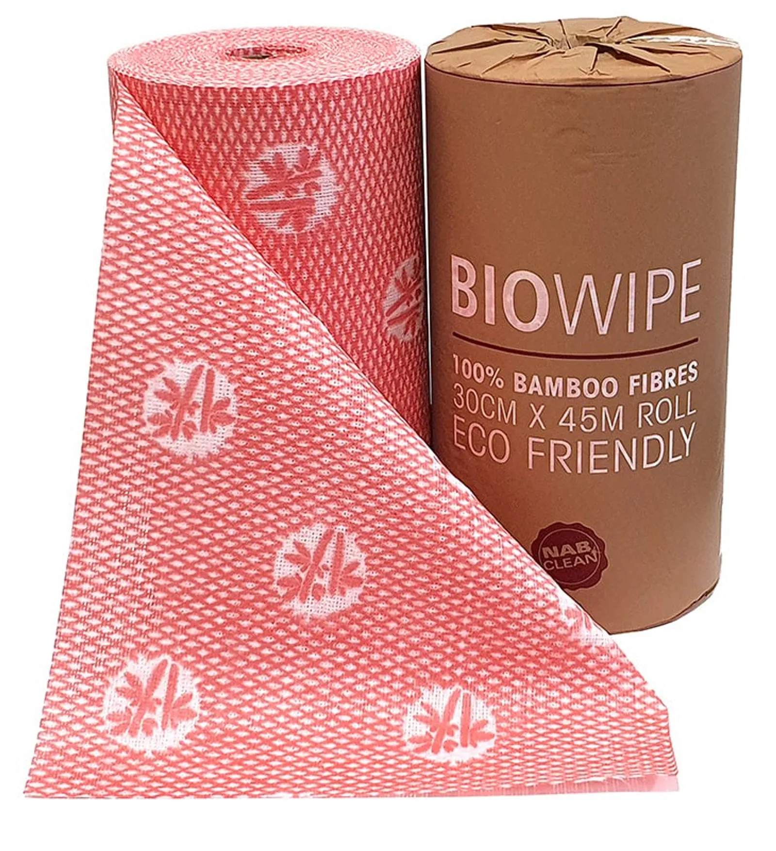NAB Clean BWR - Bamboo Wipes Red