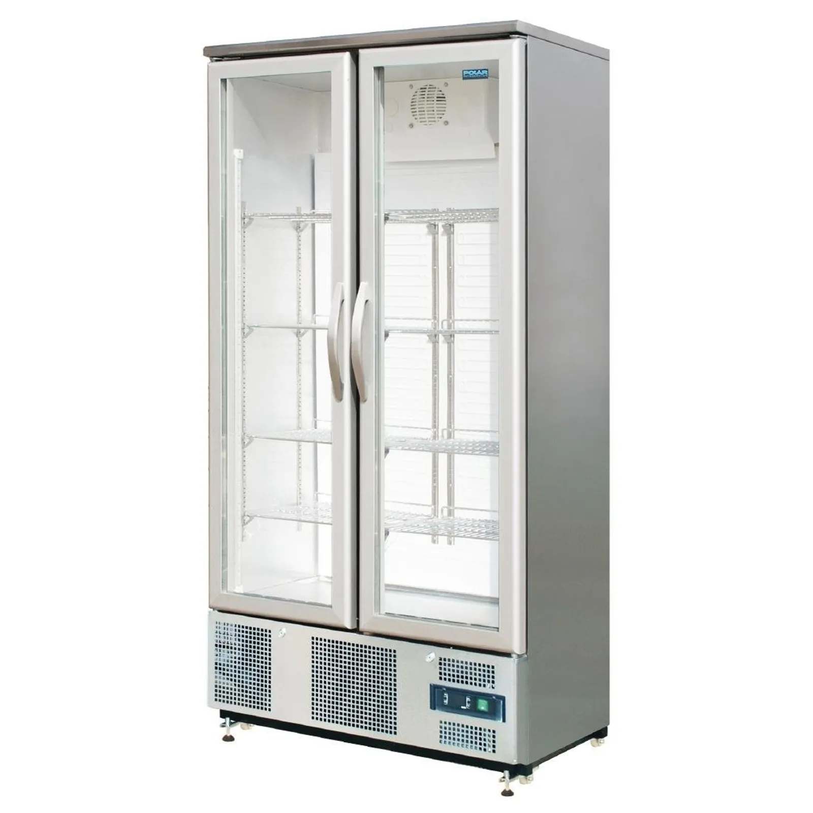 Polar CK477-A G-Series - 2 Hinged Door Upright Back Bar Cooler 490Ltr