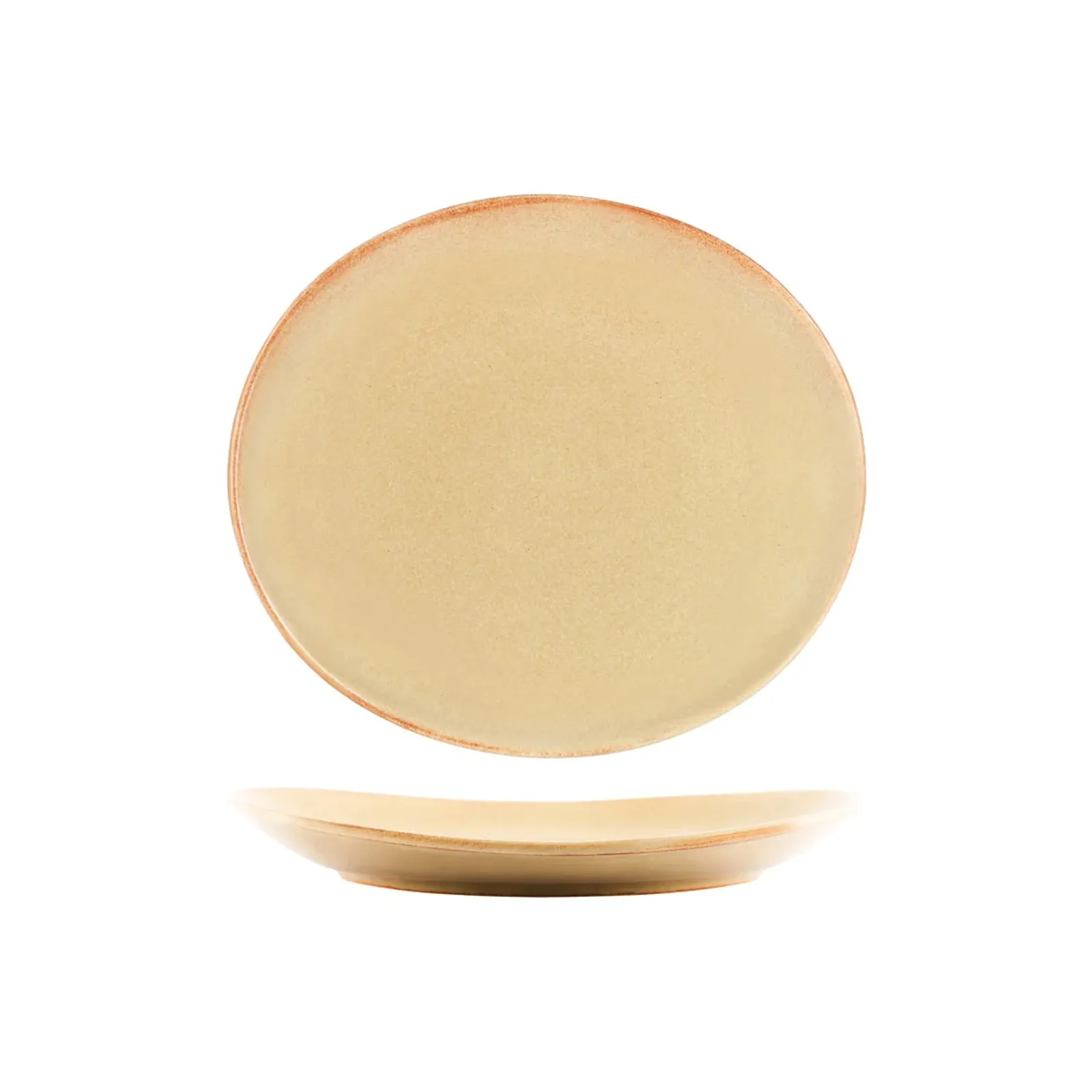 Tablekraft 98332 - Artistica Flame Oval Plate 250x220mm