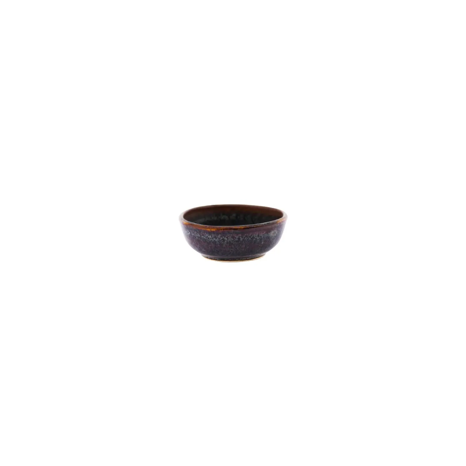 Tablekraft 98808 - Artistica Reactive Brown Round Sauce Dish 80mm