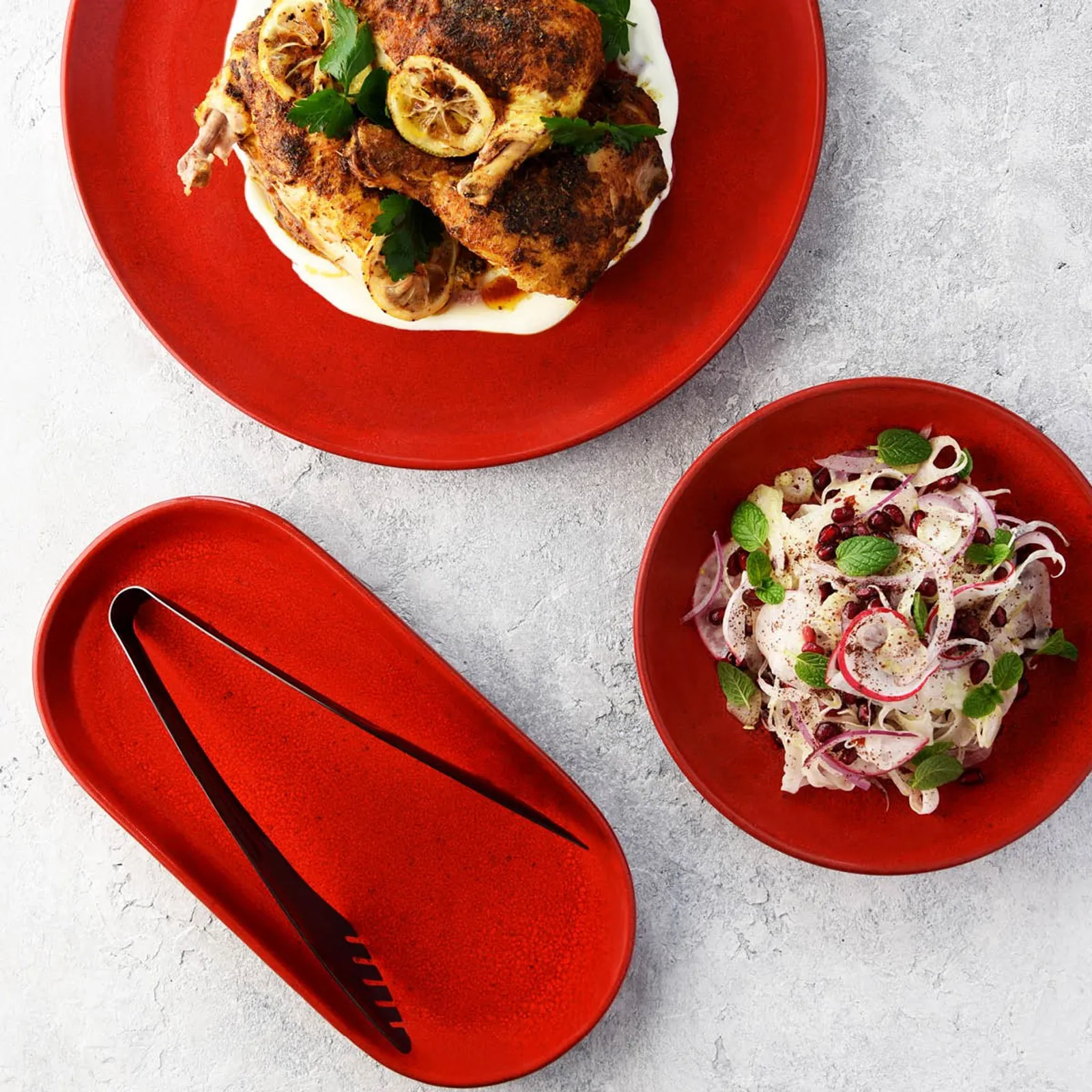 Tablekraft 98239 - Artistica Reactive Red Rectangular Dish 170x105x40mm