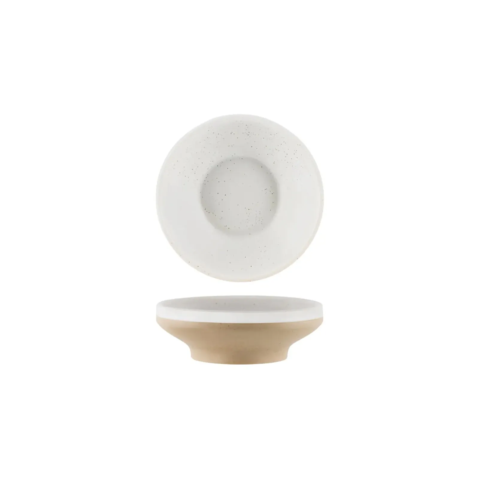 Tablekraft 908518 - Soho White Pebble Footed Bowl 500ml