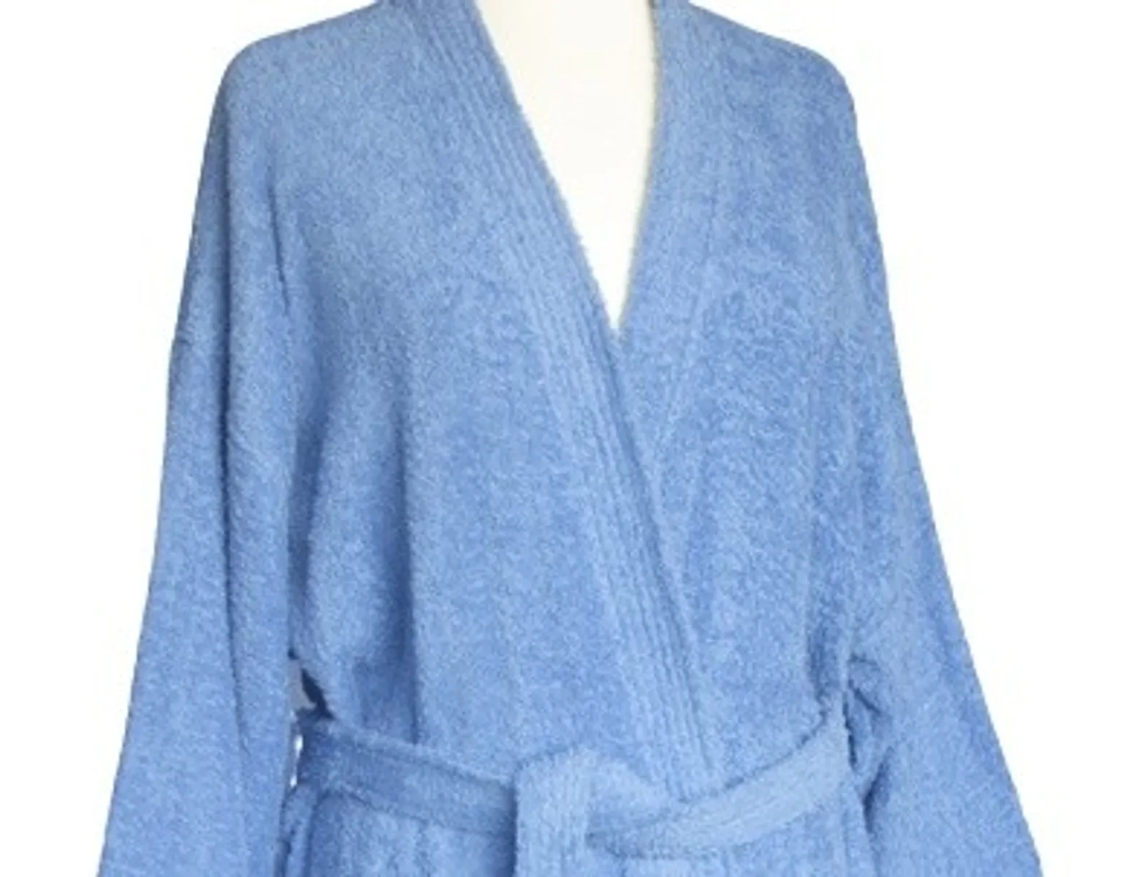 Tony Colyer 46719 - Bathrobe Terry Kimono Mid Blue One Size Fits Most