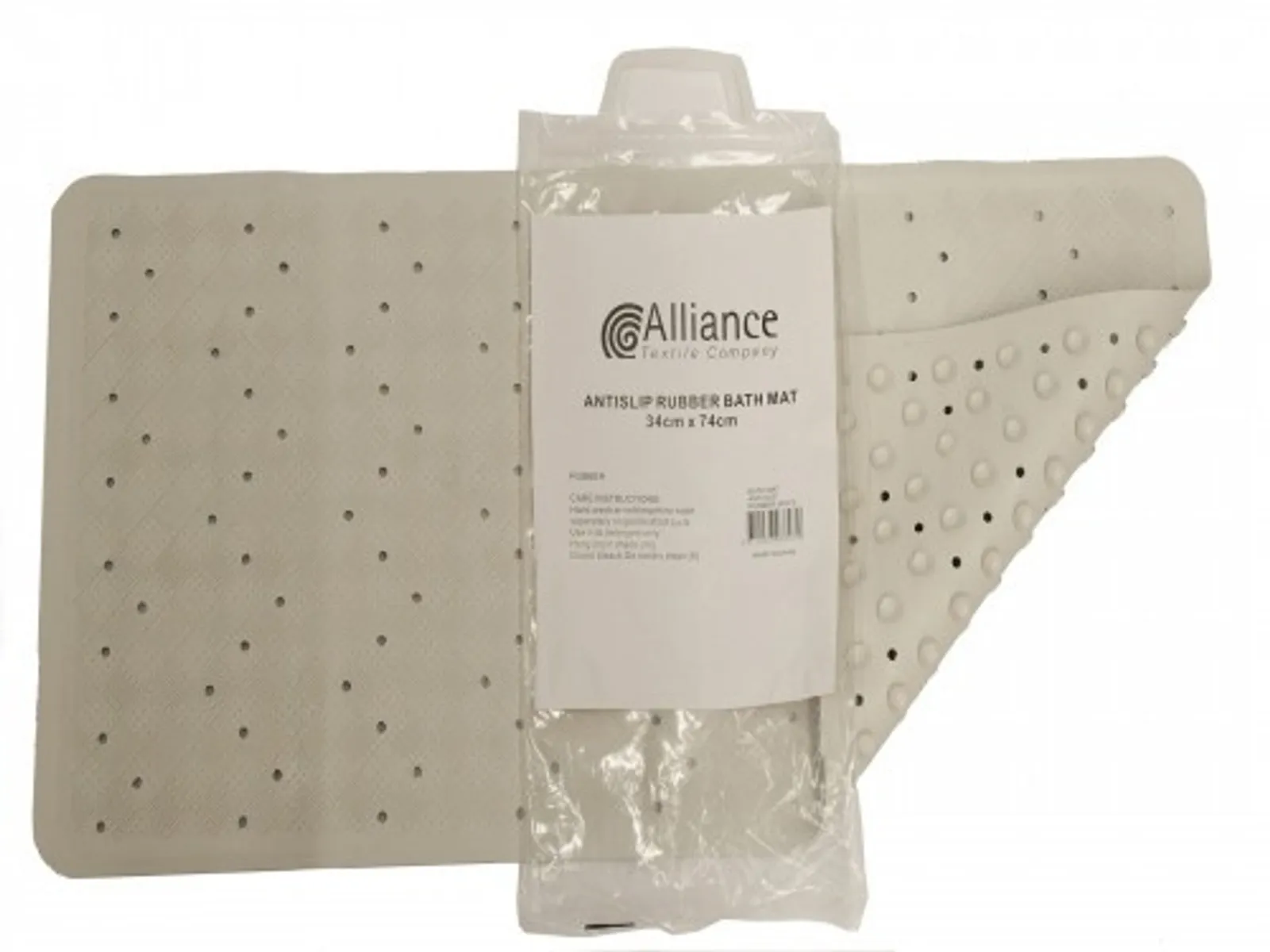 Alliance 36079 - Rubber Bath Mat 34x74