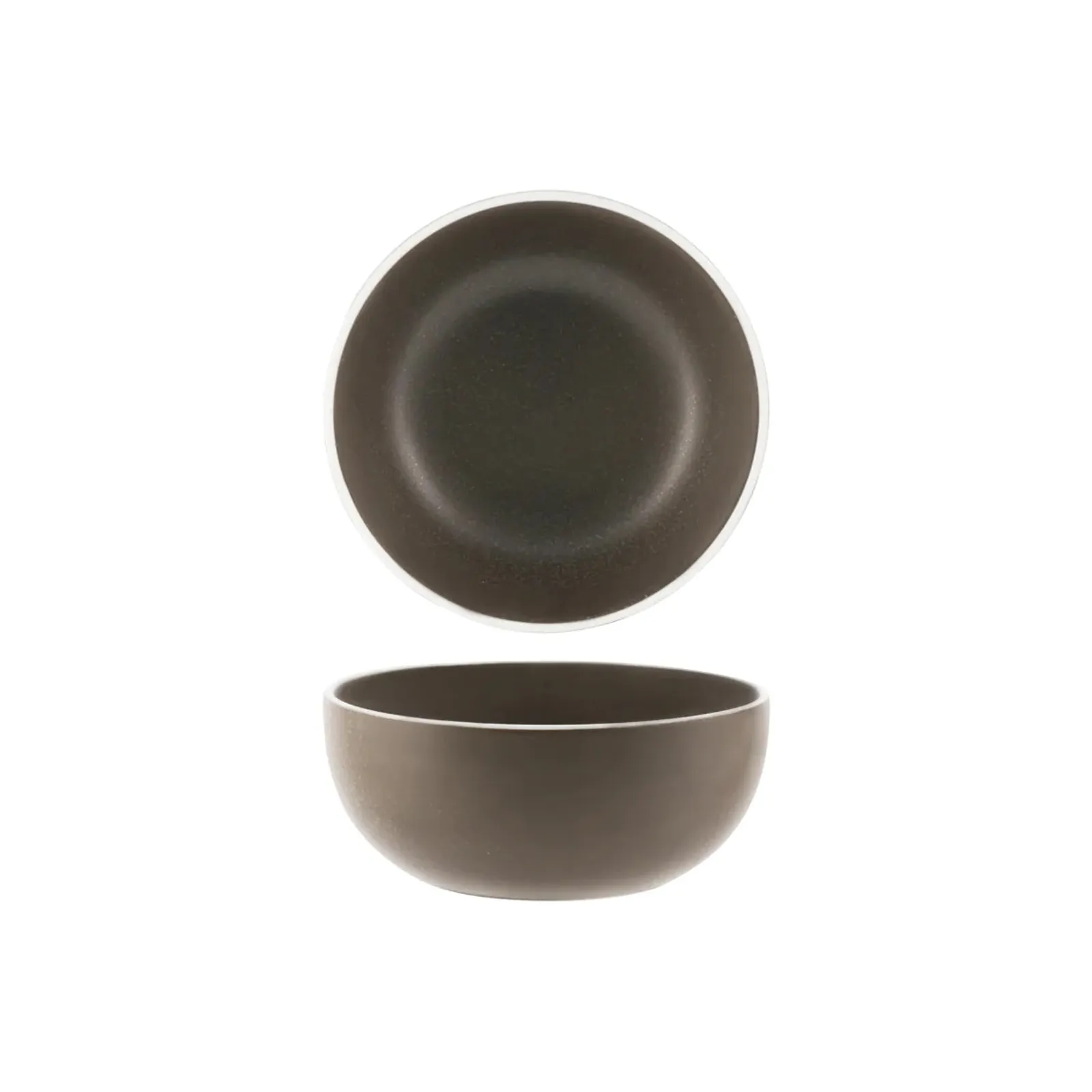 Tablekraft 908316 - Urban Dark Grey Round Deep Bowl 153mm