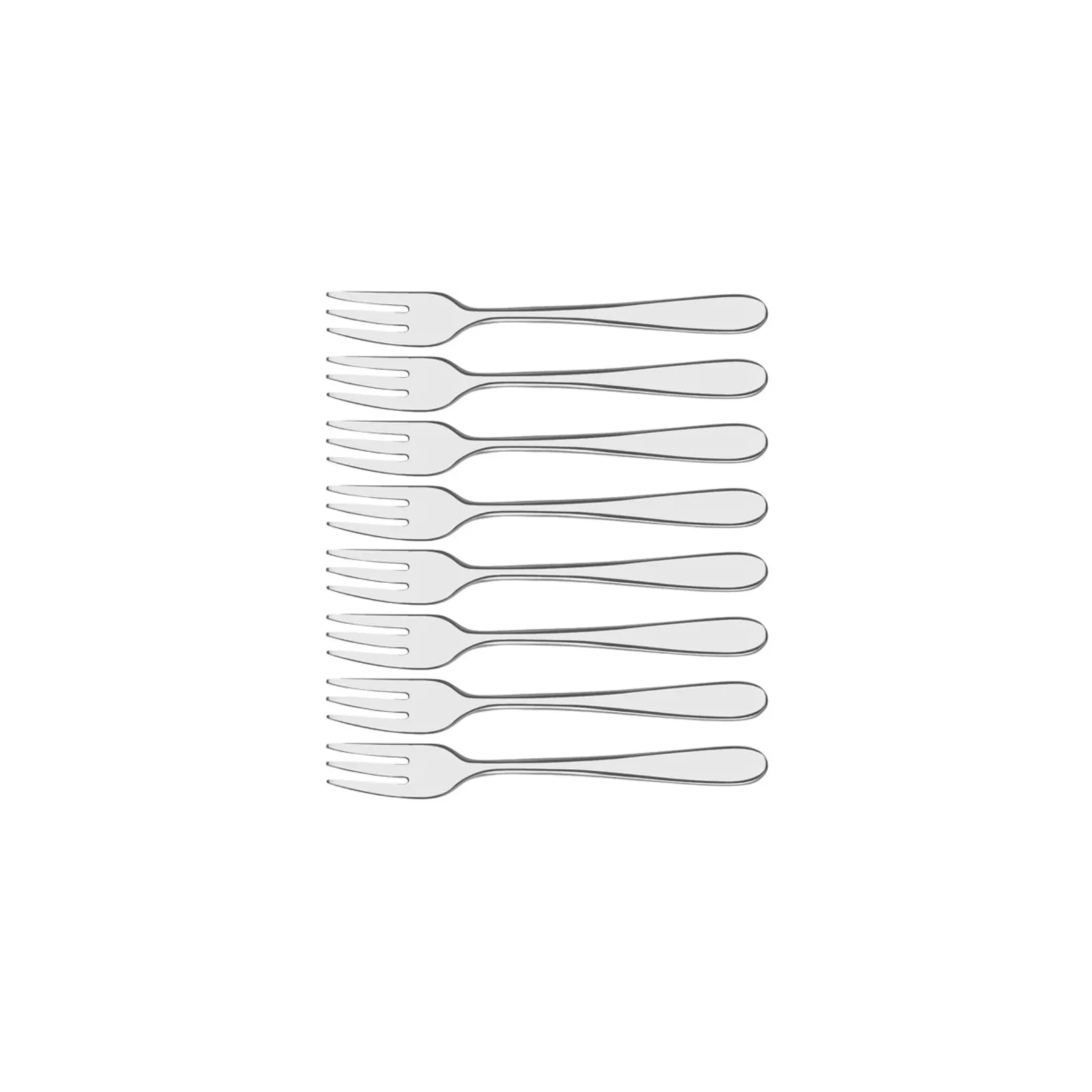 Tablekraft 18800-20 - Gable Oyster Fork Set 8pc