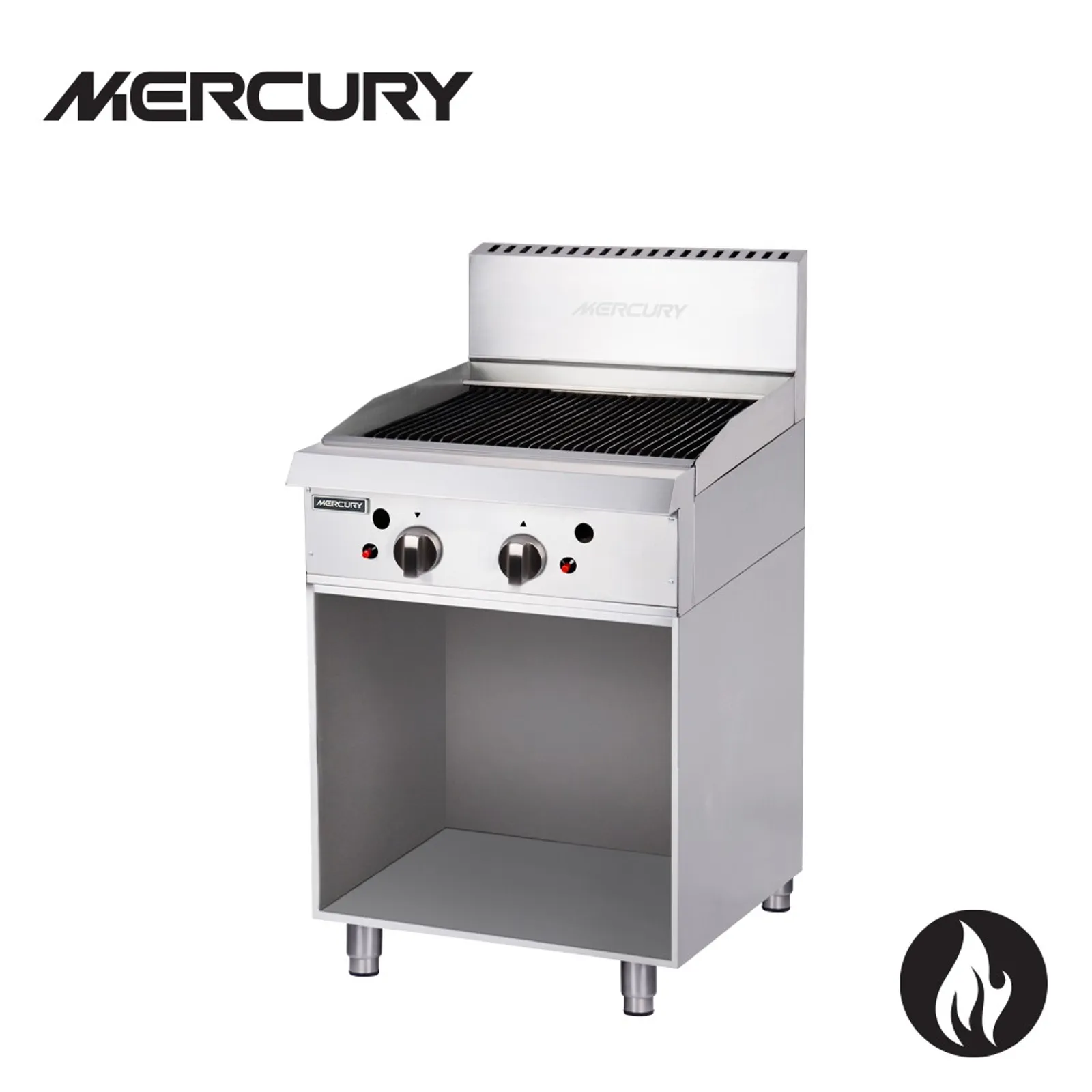 Mercury MCN-24-FR - Char Broiler - 2 ‘U’ Shape Burner