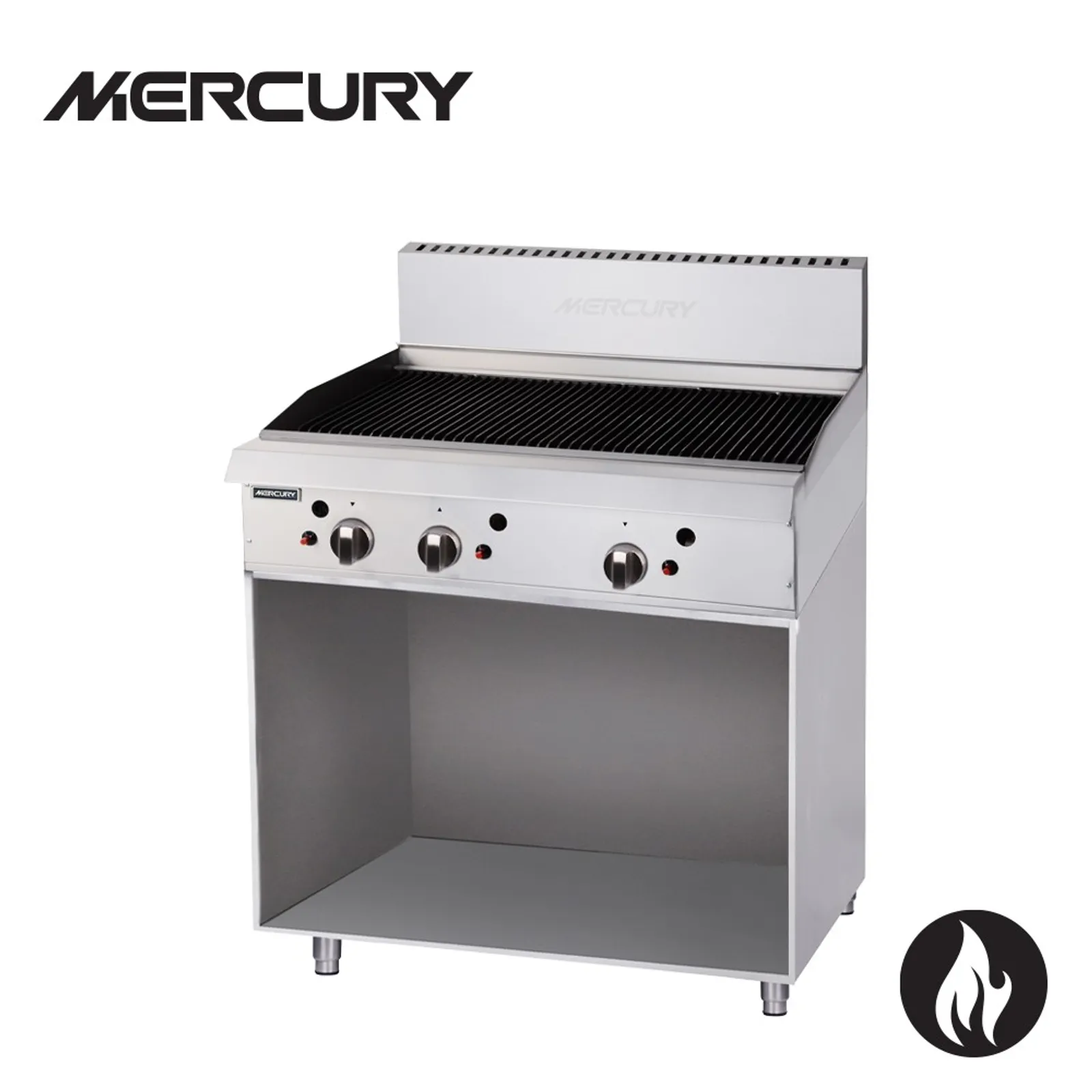 Mercury MCN-36-FR - Char Broiler - 3 ‘U’ Shape Burner