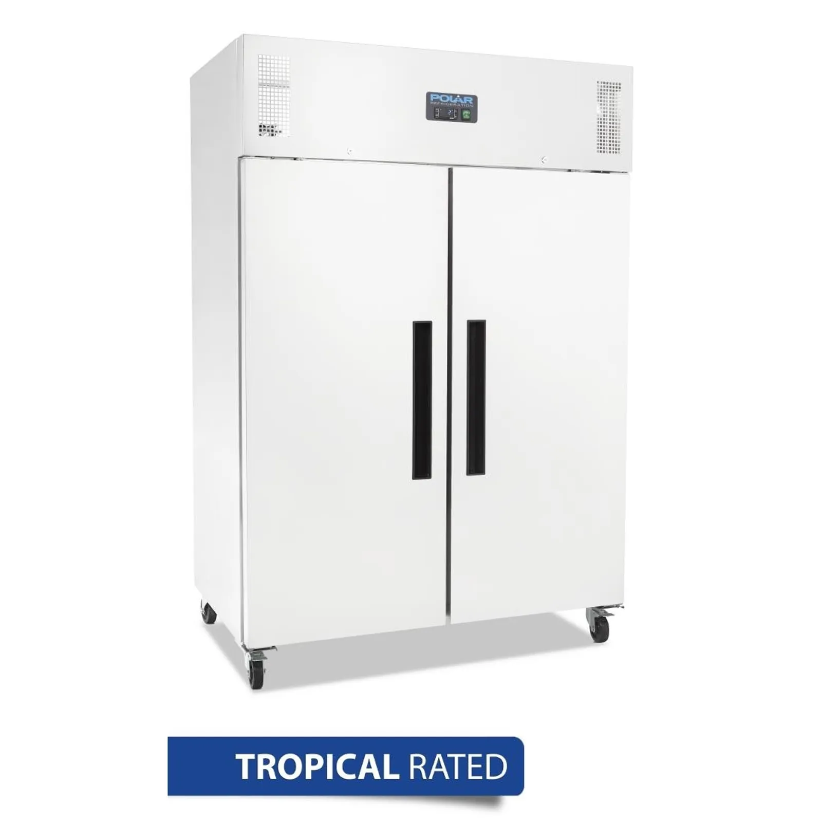 Polar DL898-A G-Series - 2 Door Upright Fridge White 1200Ltr