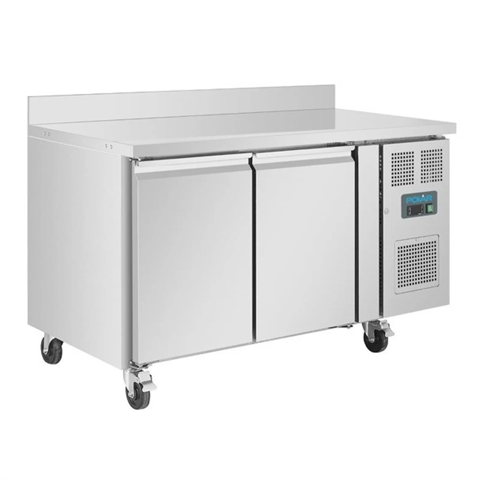 Polar DL916-A U-Series - 2 Door Counter Freezer with Upstand 282Ltr