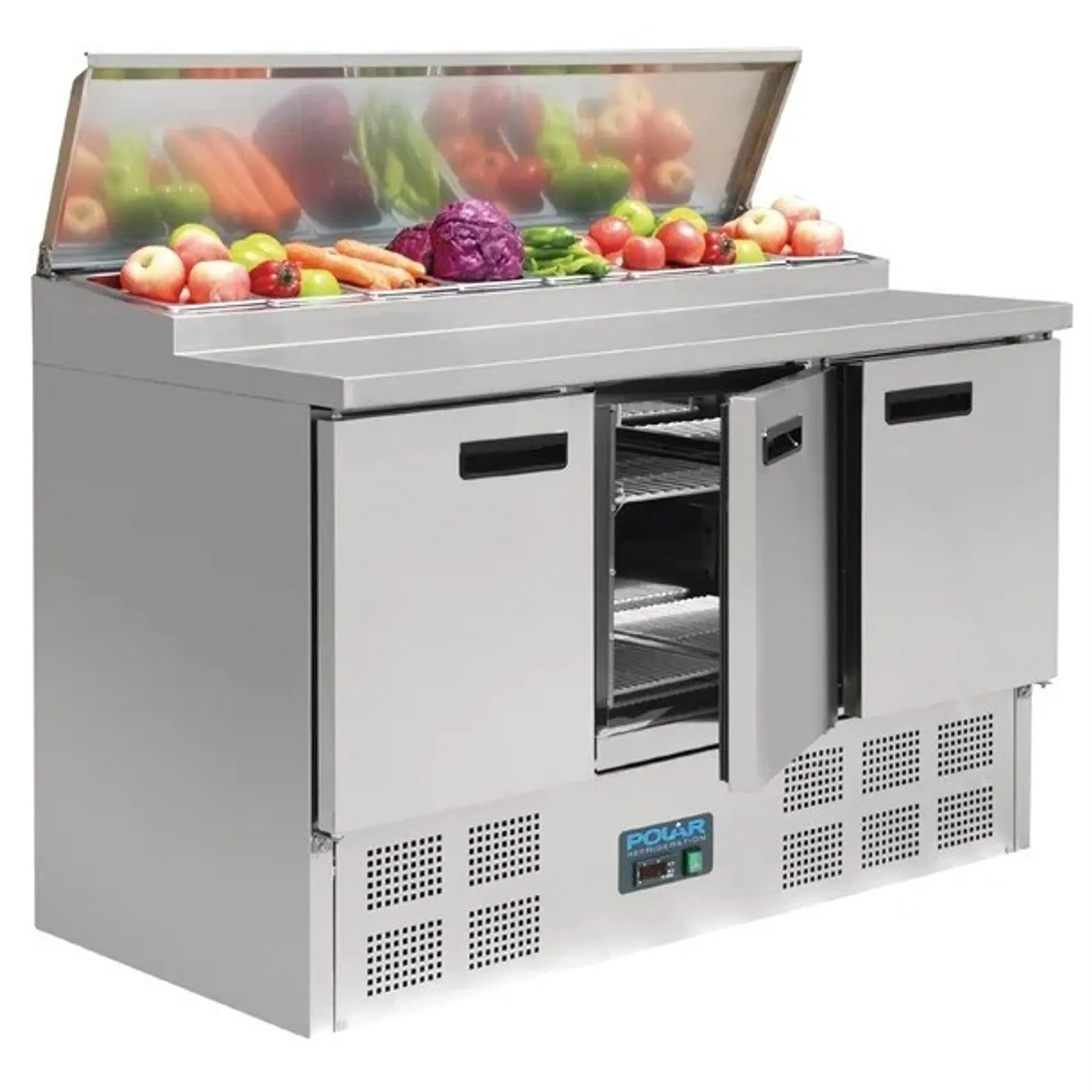 Polar G605-A G-Series - Pizza Prep Counter Fridge 390Ltr